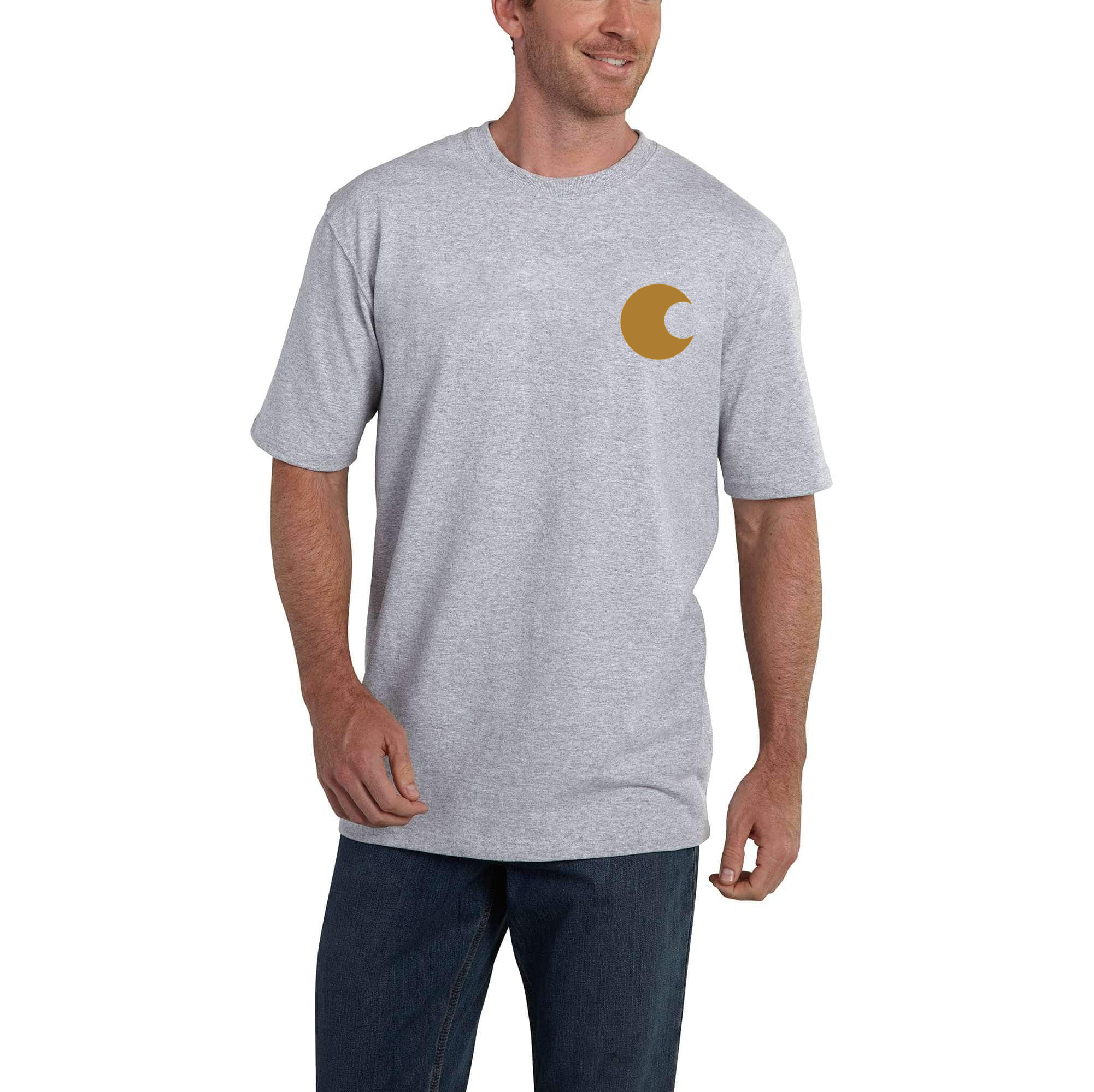 Loose Fit Heavyweight Short-Sleeve Logo Graphic T-Shirt