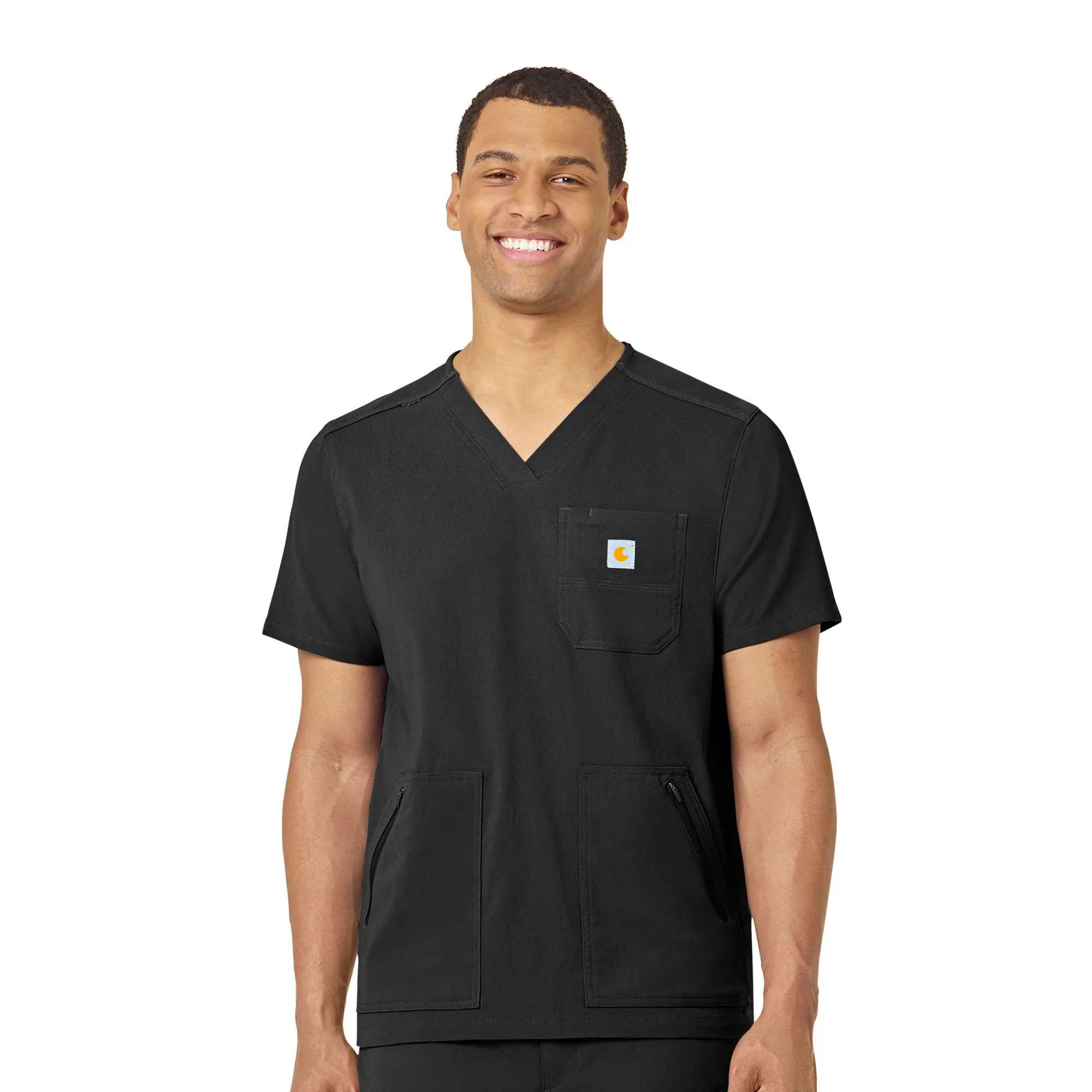 Rugged Flex Peak 5-Pocket V-Neck Scrub Top