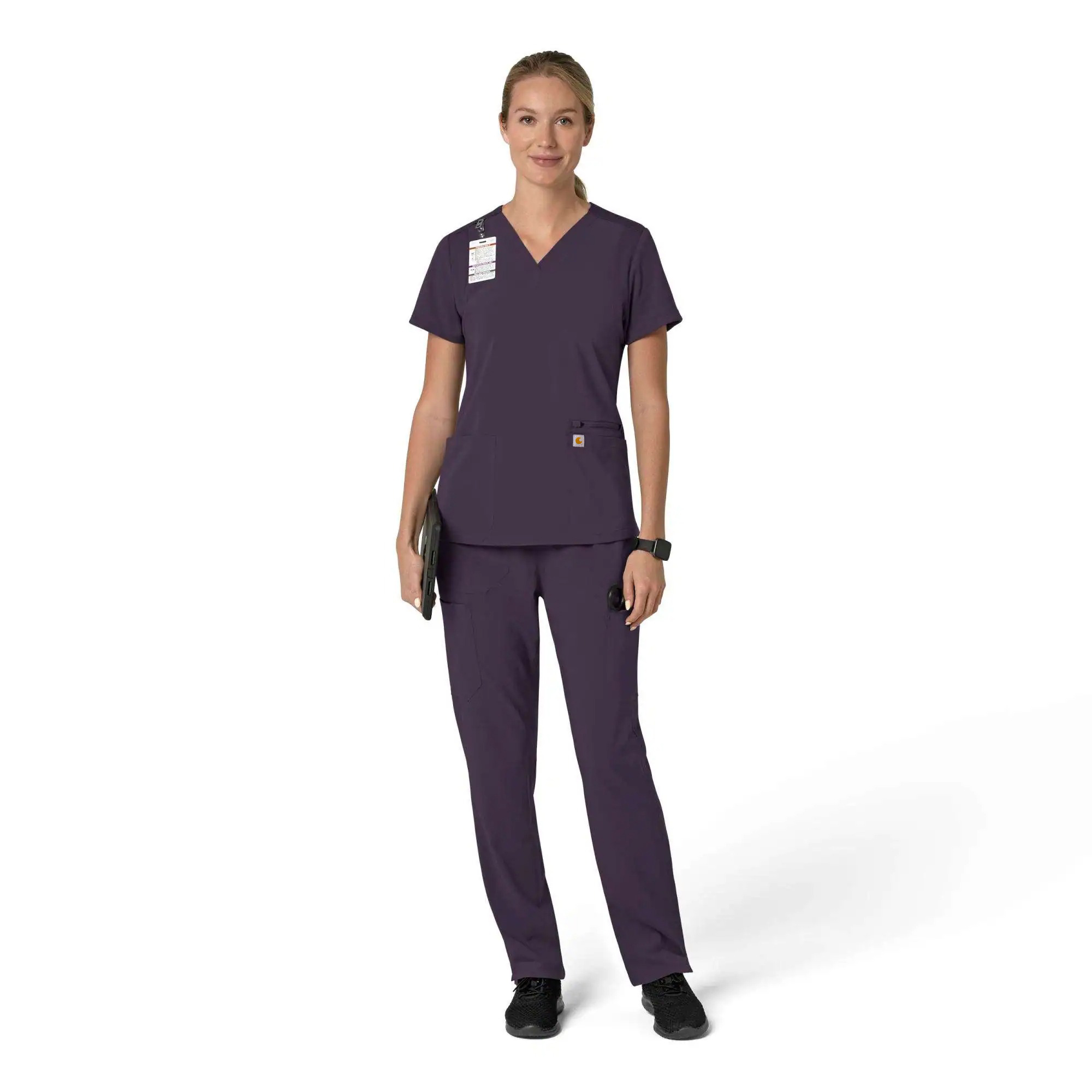 Women's Force Cross-Flex Flex Panel V-Neck Scrub Top