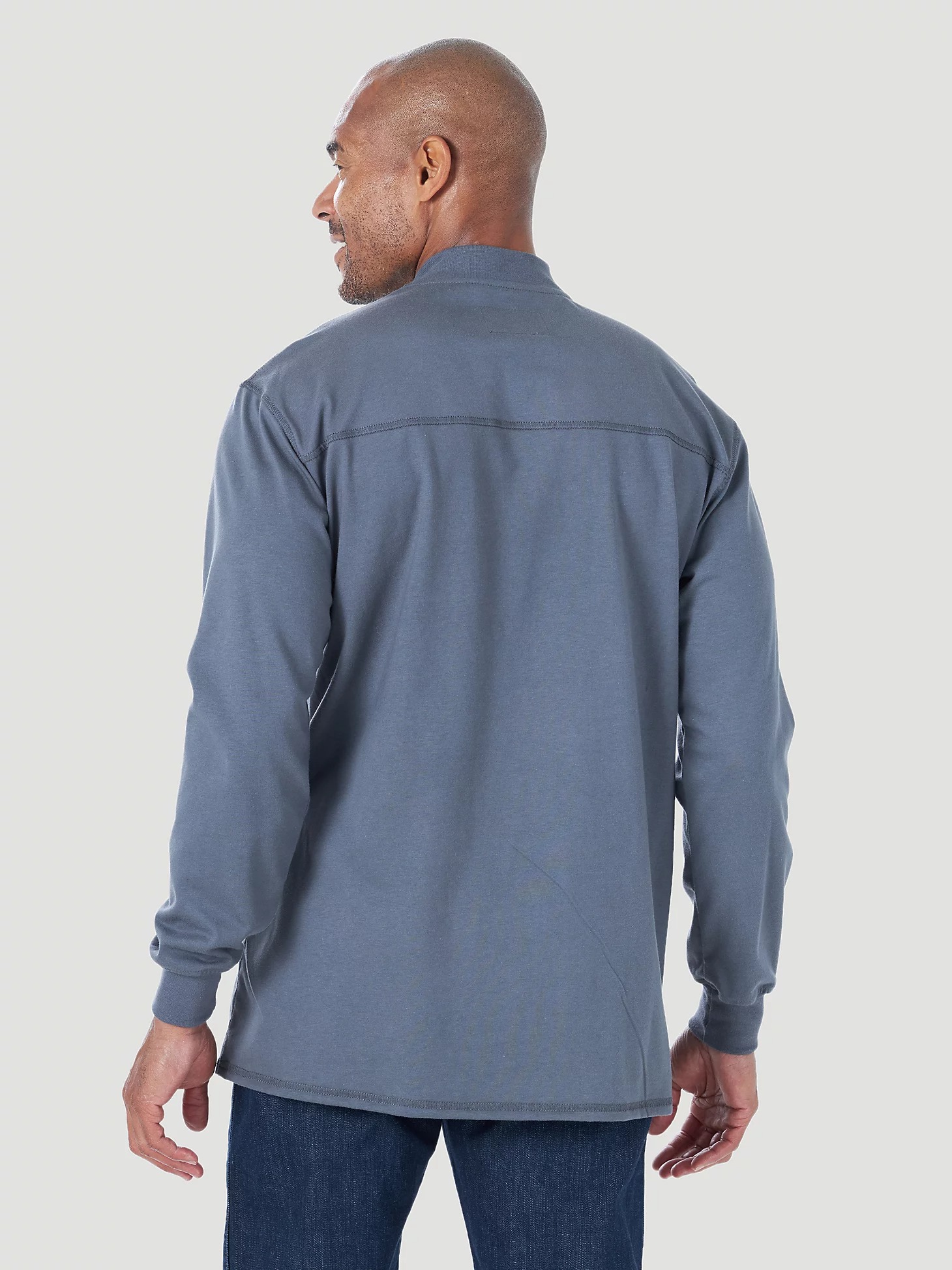 Flame-Resistant Long Sleeve Lightweight Henley