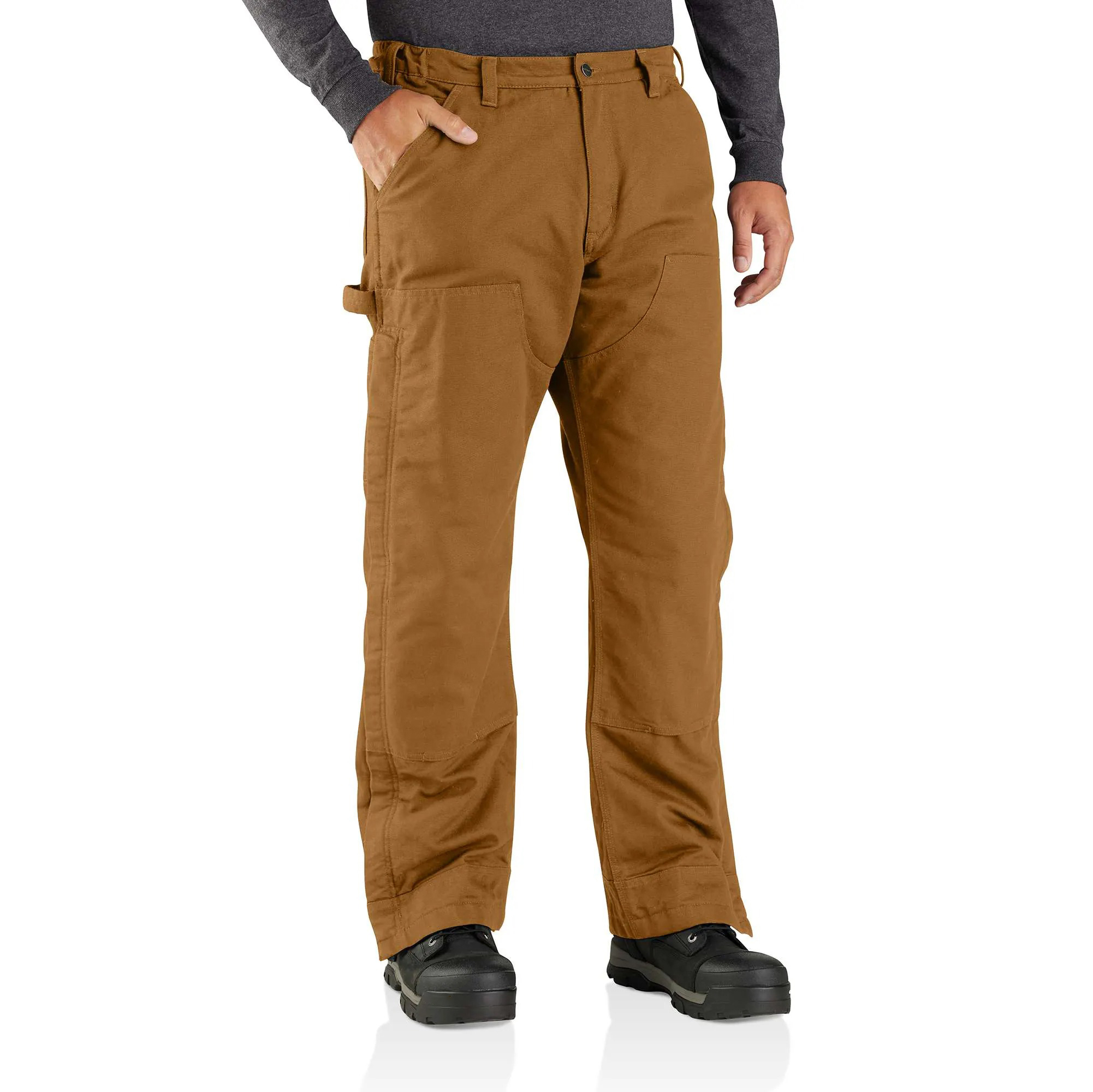 Loose Fit Washed Duck Insulated Pant - 4 Extreme Warmth Rating