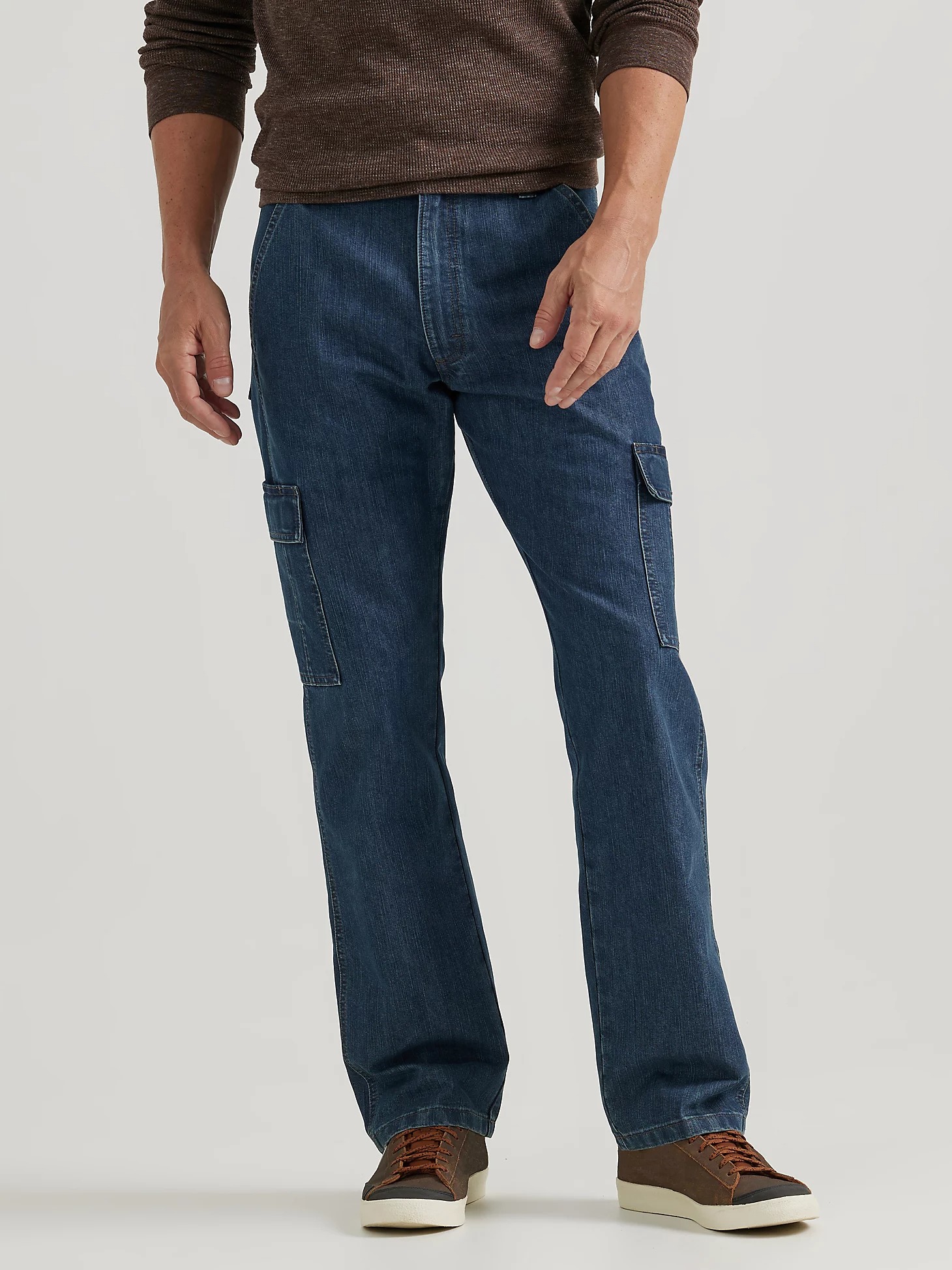 Denim Loose Fit Cargo Jean