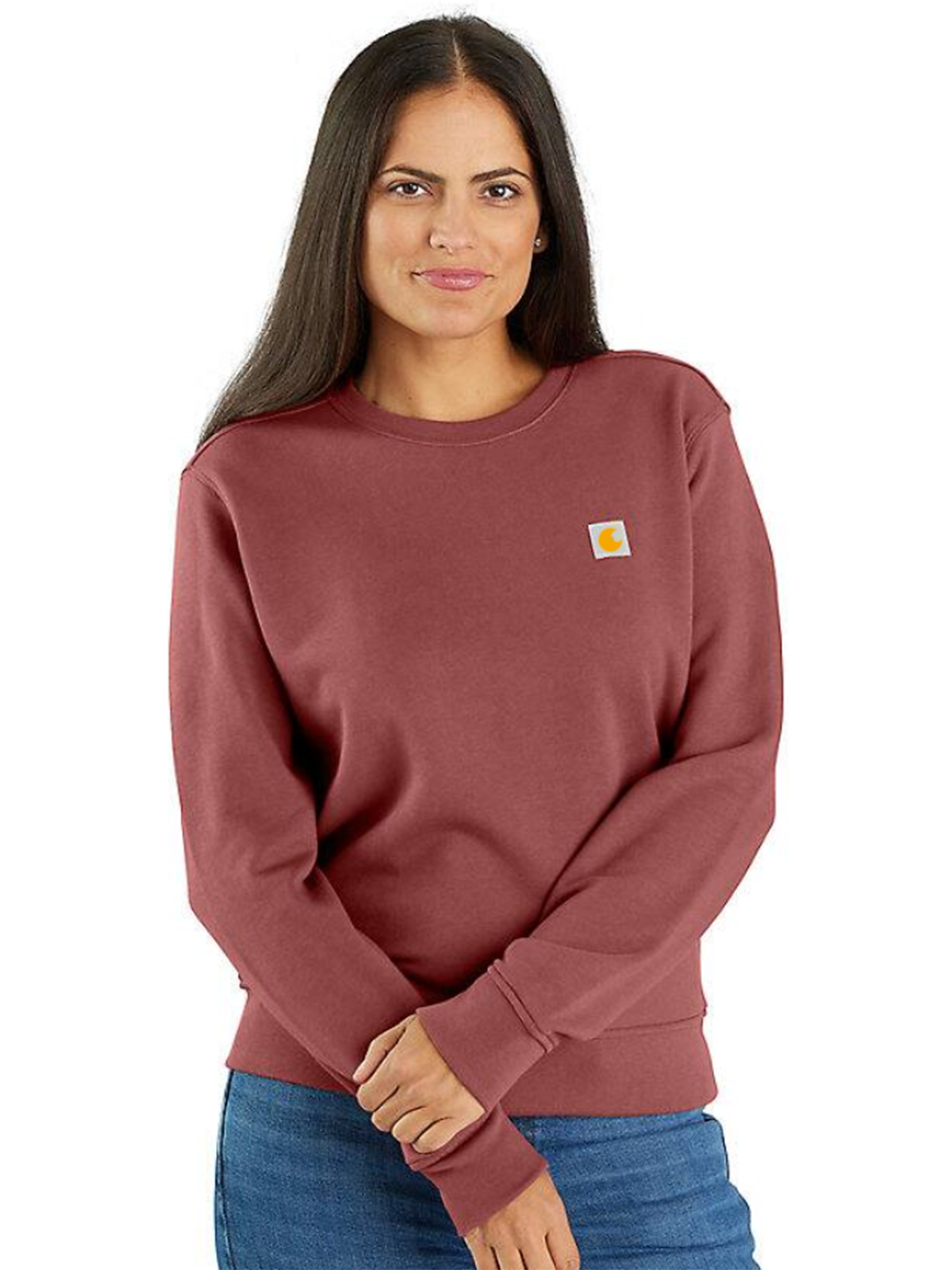 Women's TENCEL Fiber Series Relaxed Fit French Terry Crewneck Sweatshirt