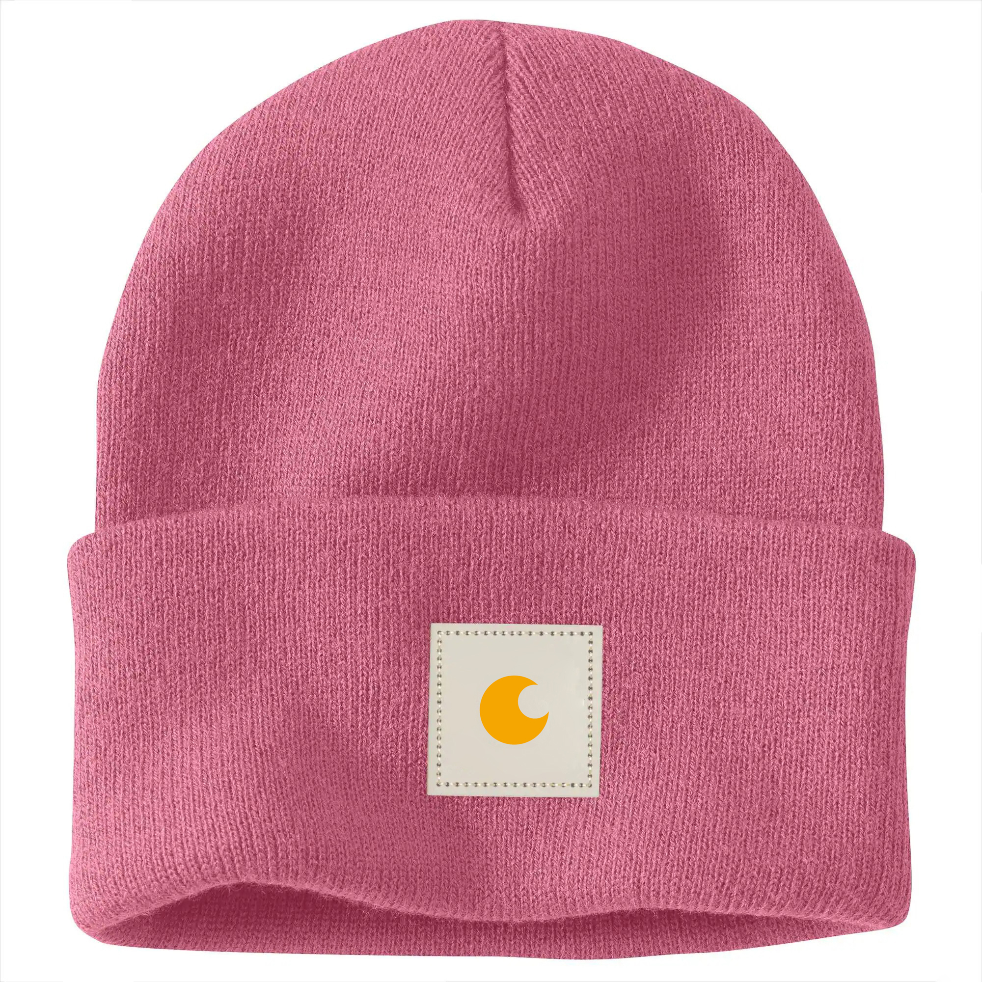 Knit Rubber Patch Beanie