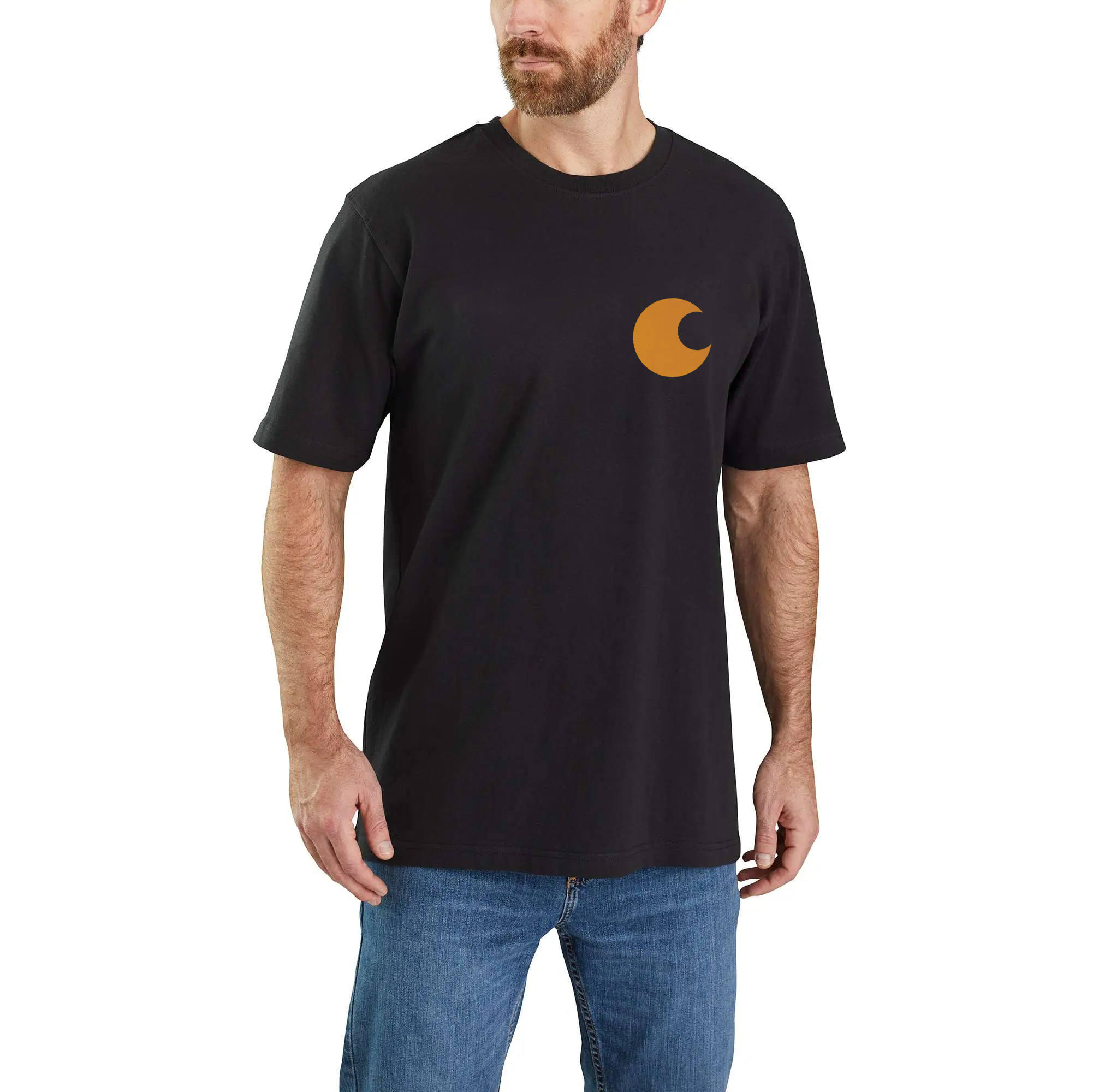 Loose Fit Heavyweight Short-Sleeve Logo Graphic T-Shirt