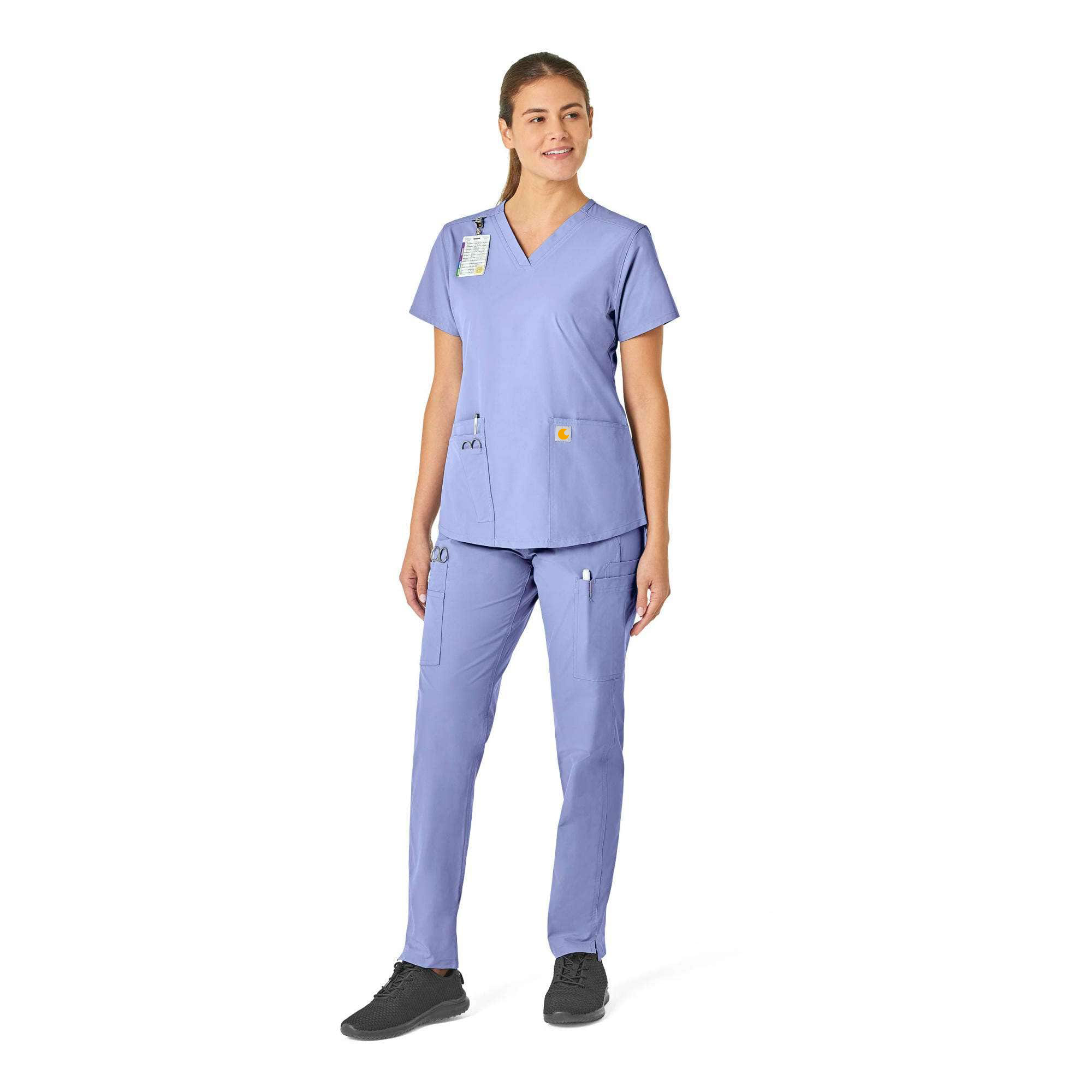 Women's Force Essentials V-Neck Scrub Top