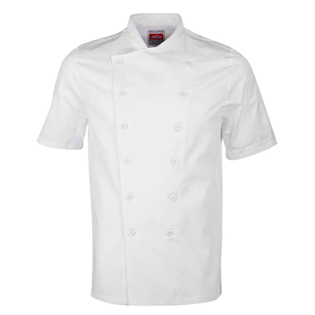 Men's Short Sleeve Luxury Chef Jacket