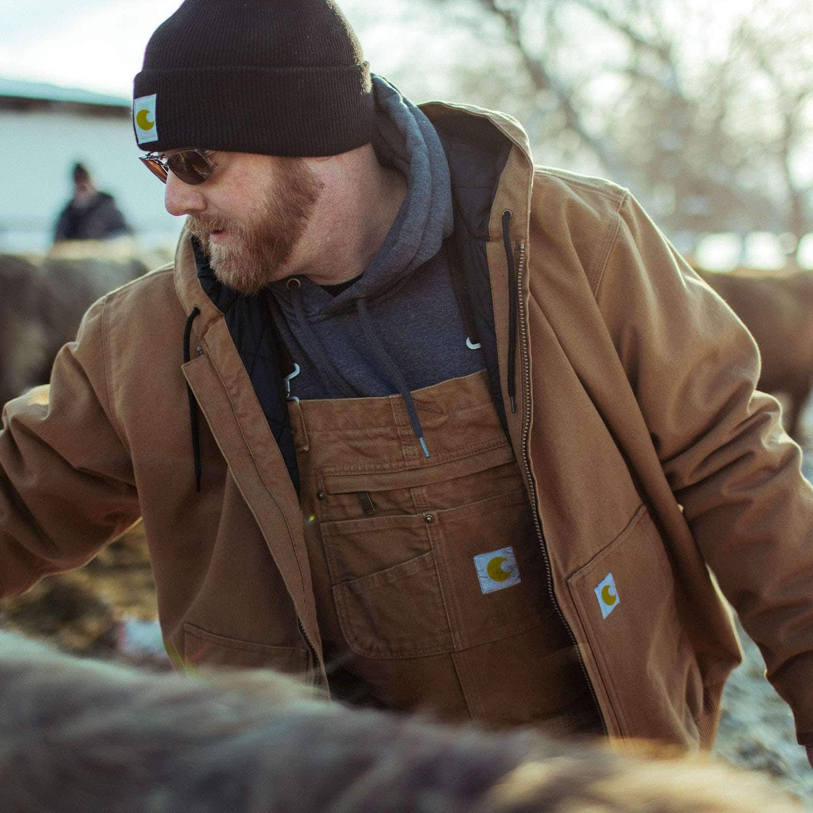 Men's Insulated Active Jac - Loose Fit - Washed Duck - 3 Warmest Rating