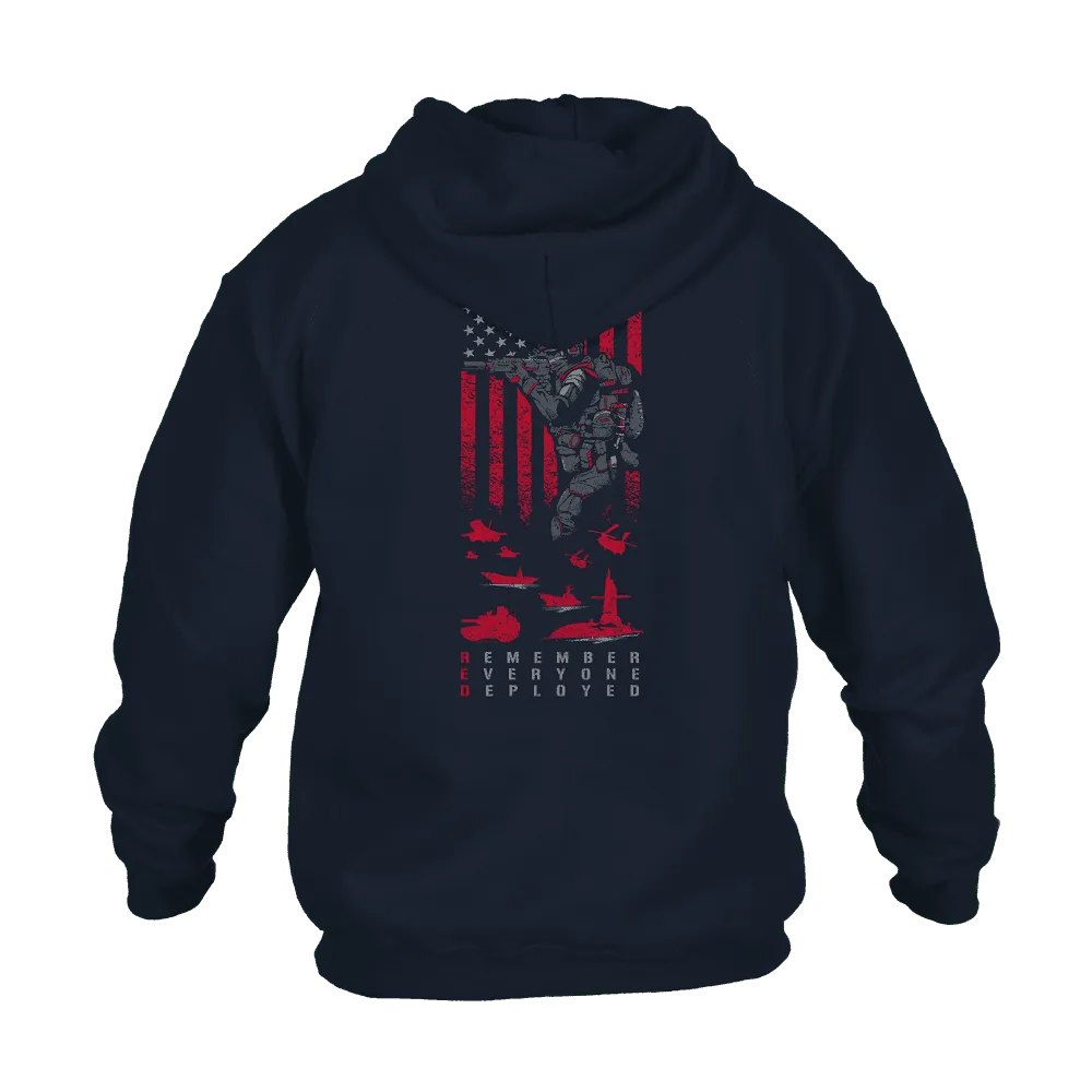 RED Friday Hoodie - Navy