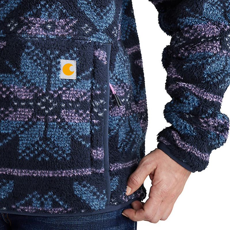 Women's Loose Fit Fleece Pullover - 3 Warmest Rating