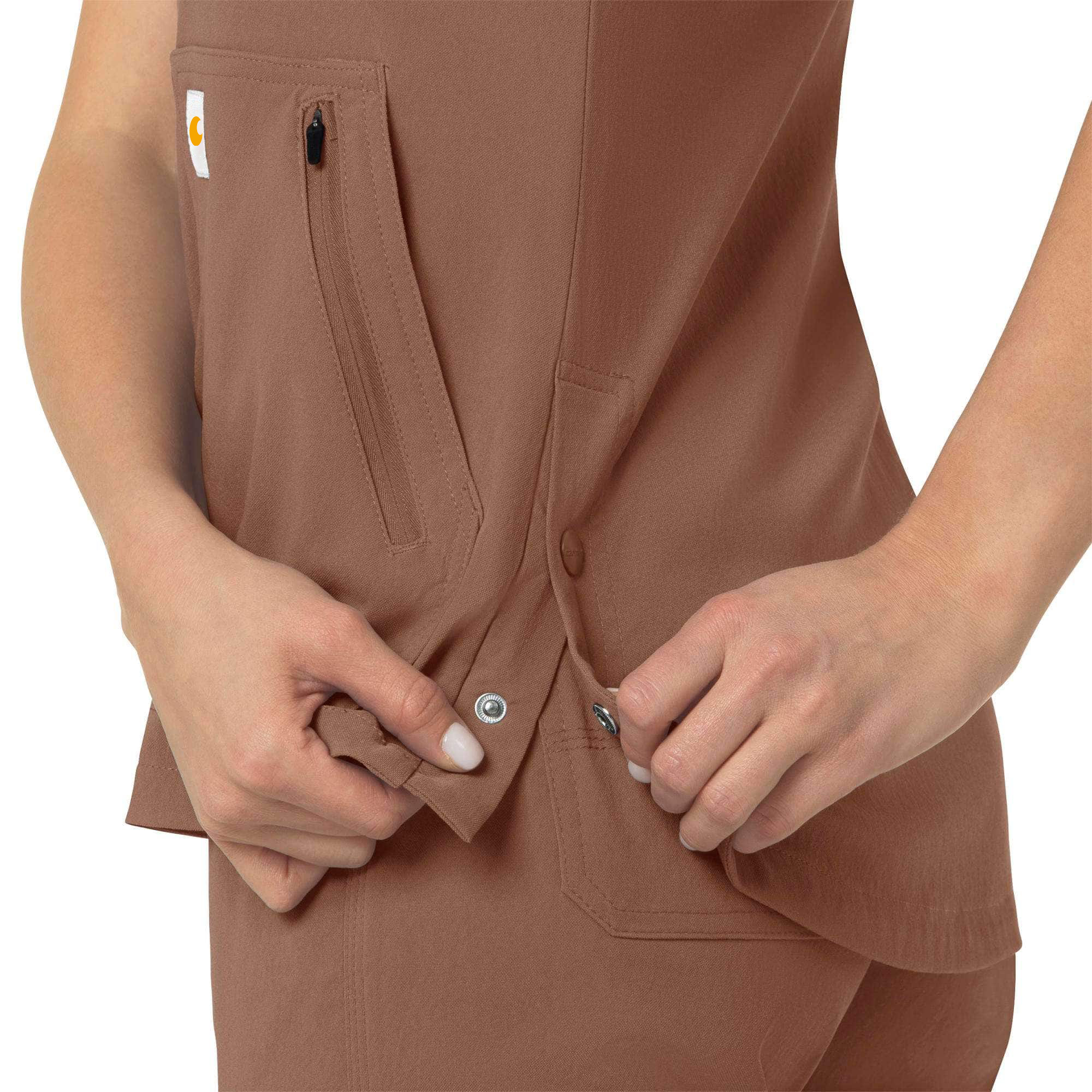 Women's Rugged Flex Peak 4-Pocket V-Neck Scrub Top