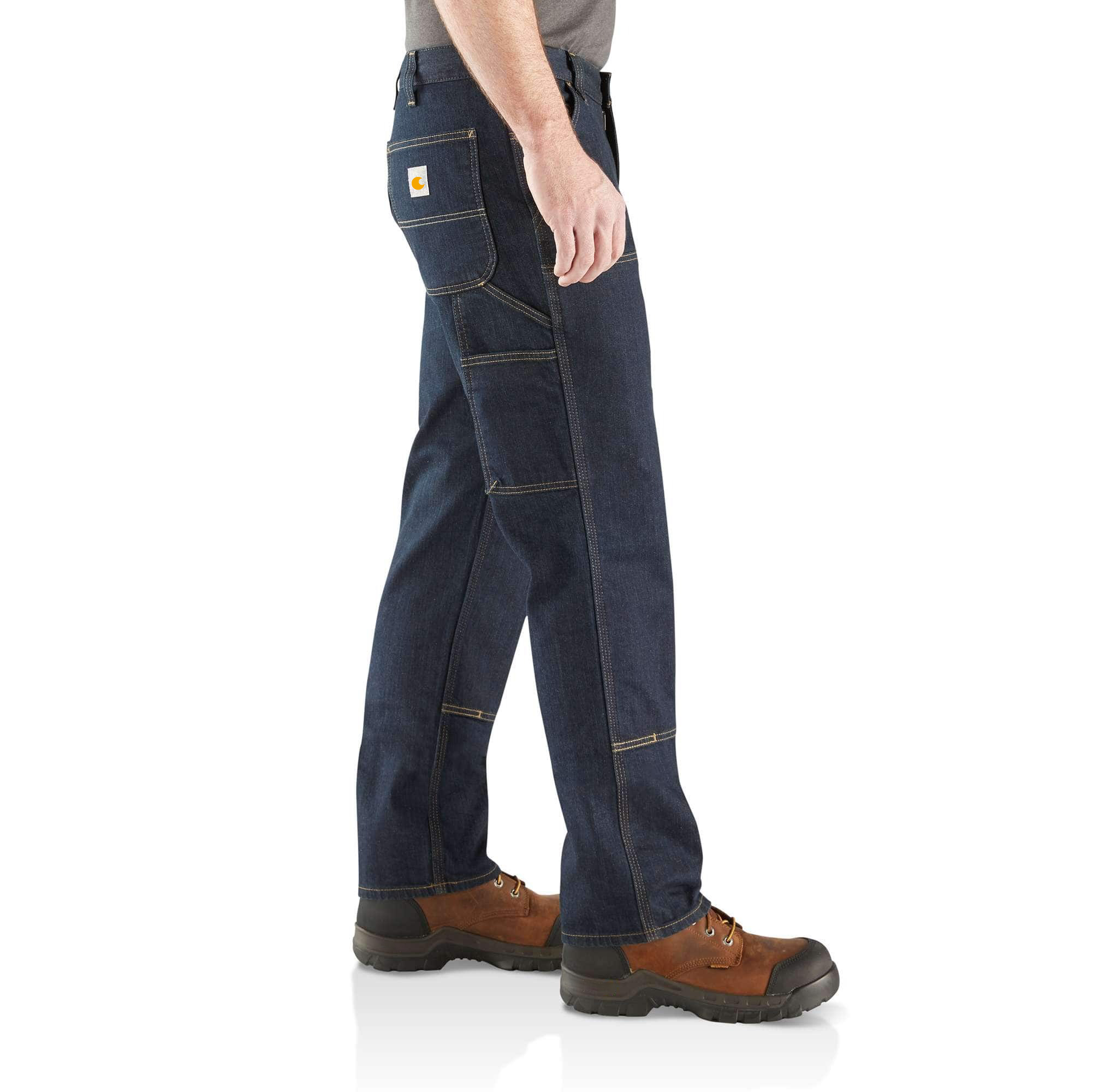 Rugged Flex Relaxed Fit Double-Front Utility Jean