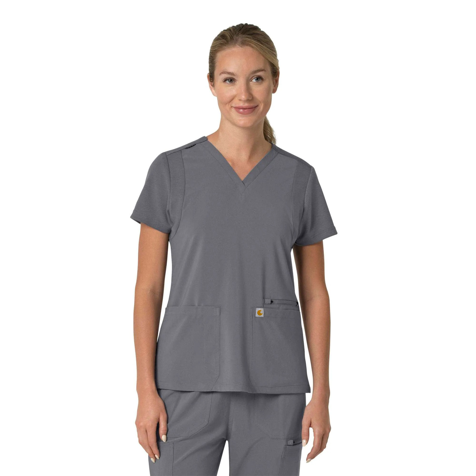 Women's Force Cross-Flex Flex Panel V-Neck Scrub Top