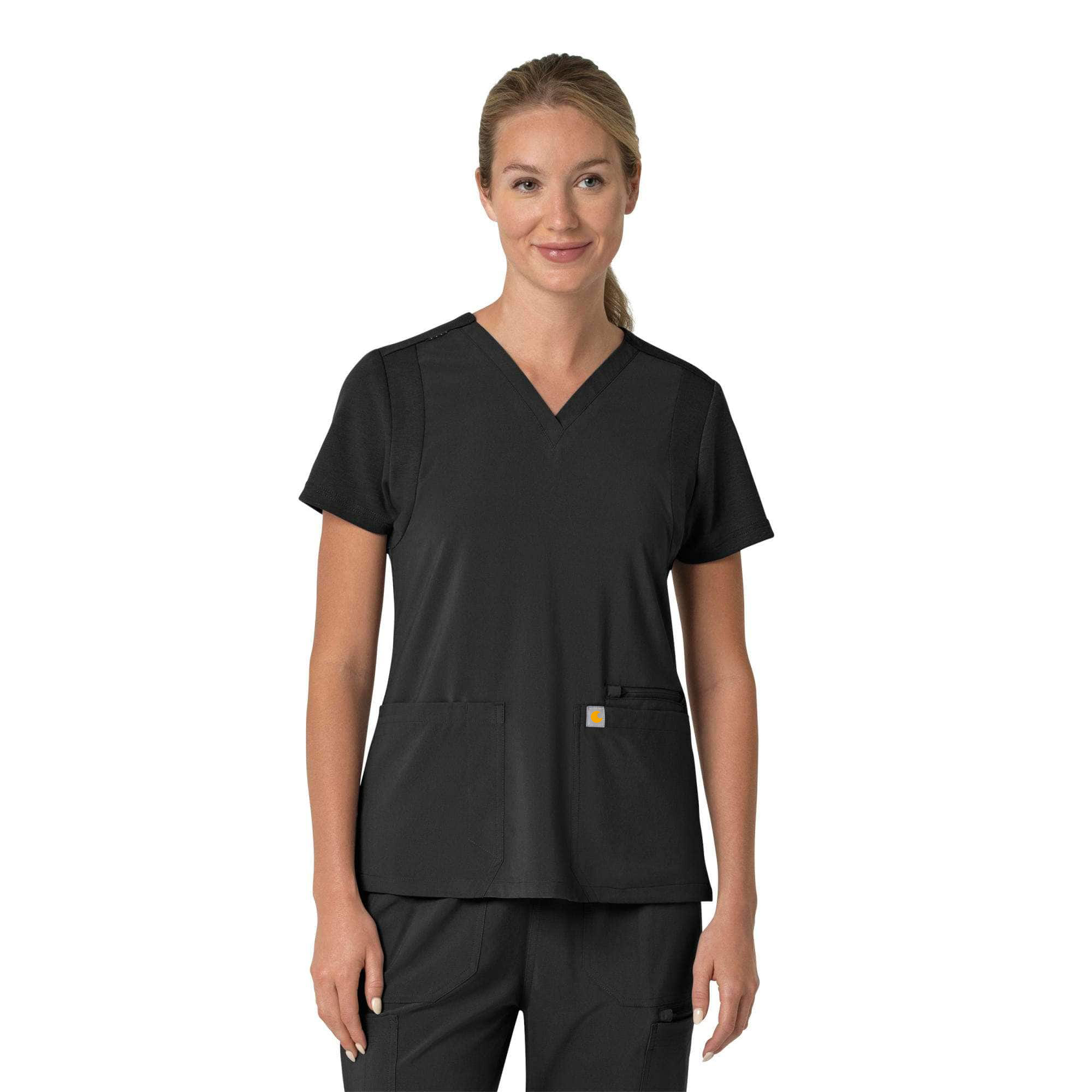 Women's Force Cross-Flex Flex Panel V-Neck Scrub Top