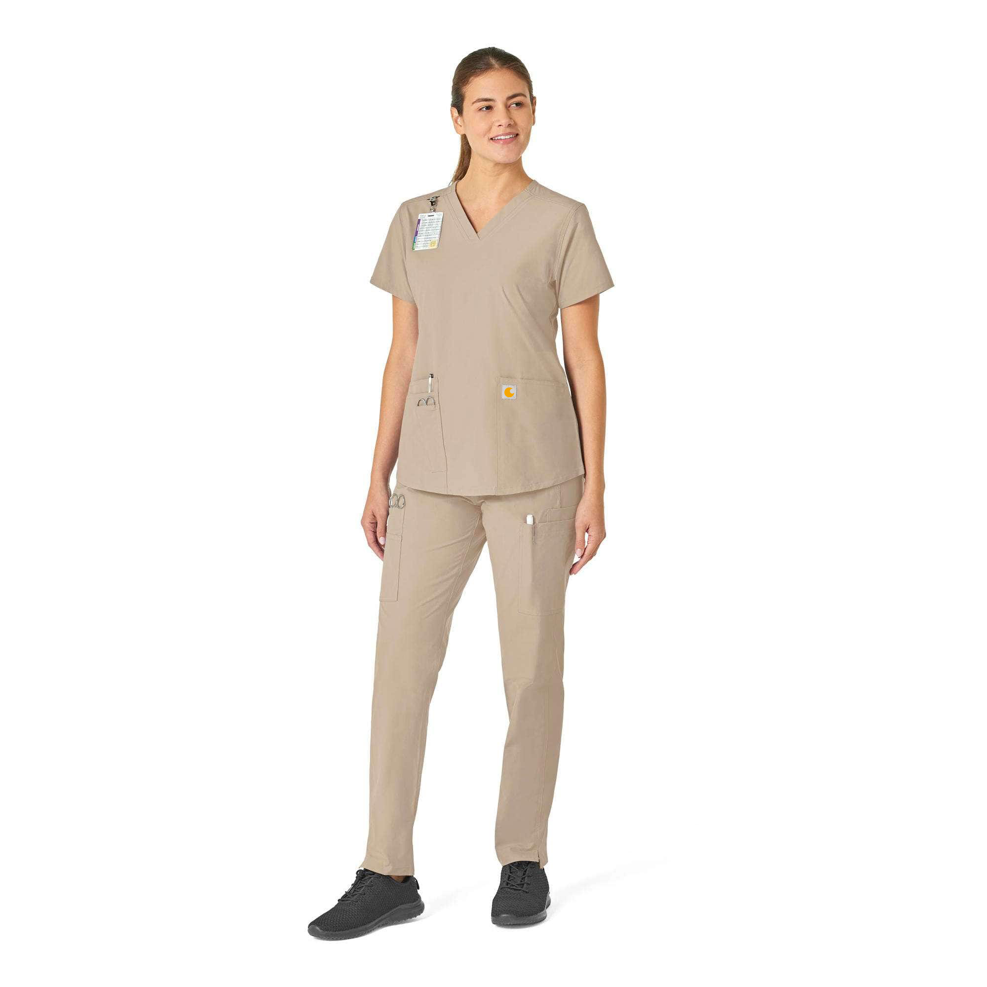 Women's Force Essentials V-Neck Scrub Top