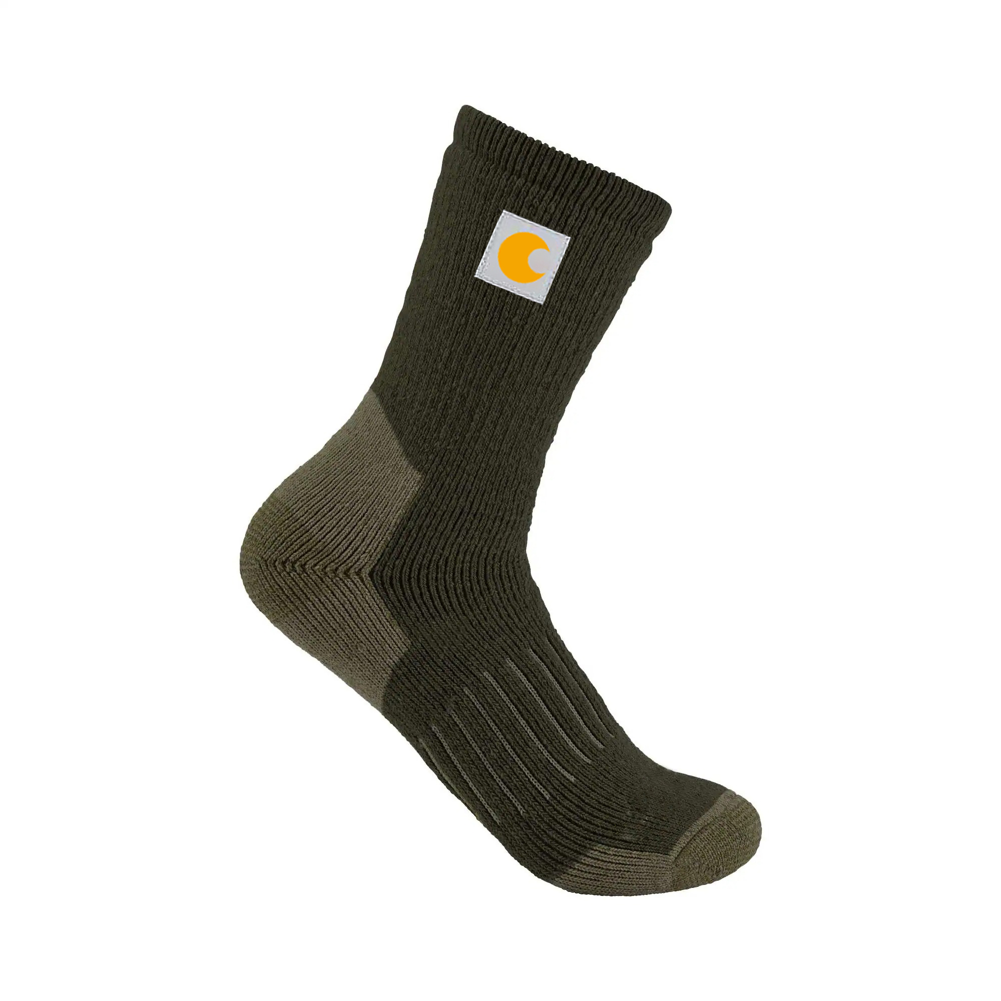Heavyweight Synthetic-Wool Blend Crew Sock