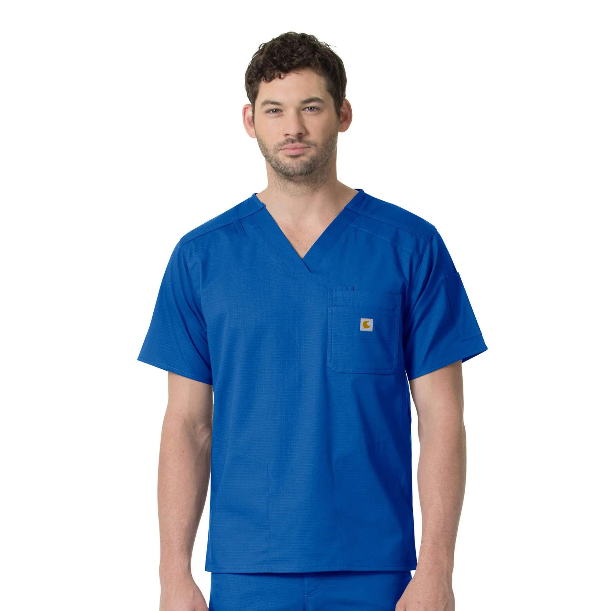 Rugged Flex Ripstop Chest Pocket Scrub Top