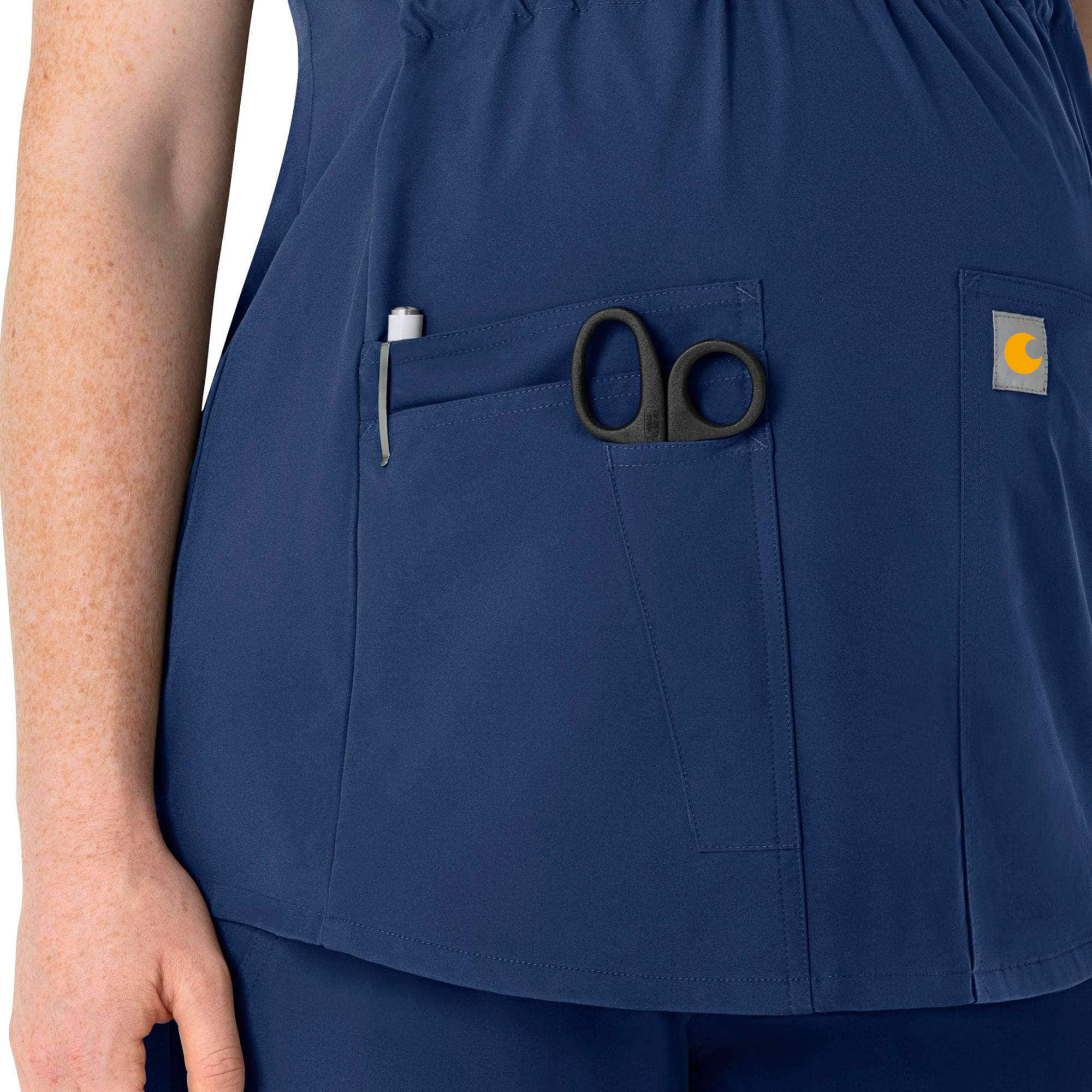 Women's Force Essentials Henley Maternity Scrub Top