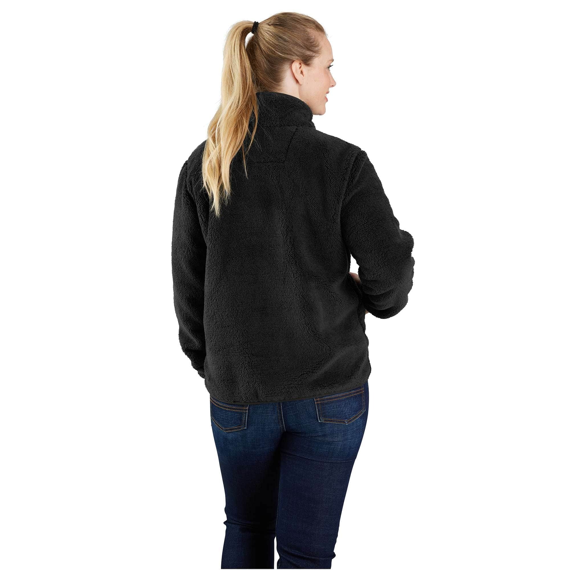 Women's Loose Fit Fleece Pullover - 3 Warmest Rating