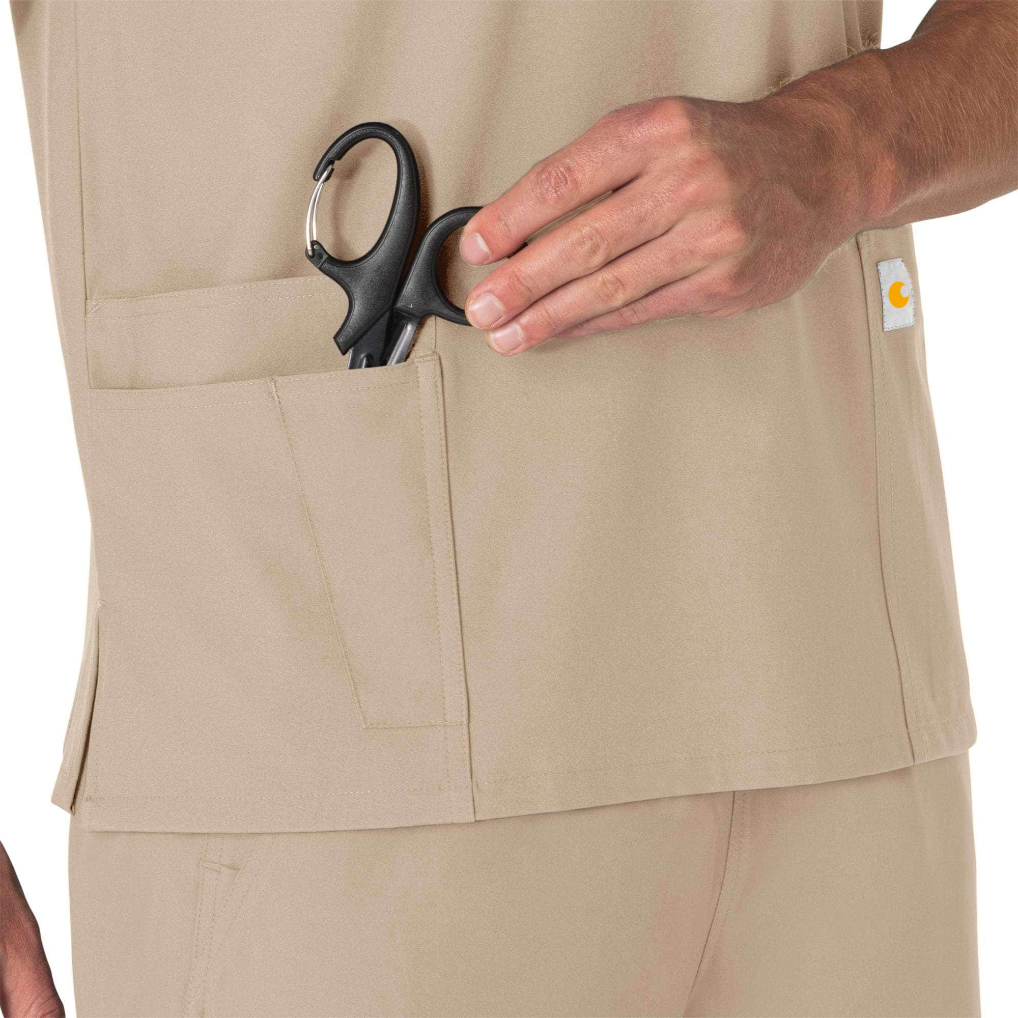 Unisex Force Essentials V-Neck 6-Pocket Scrub Top