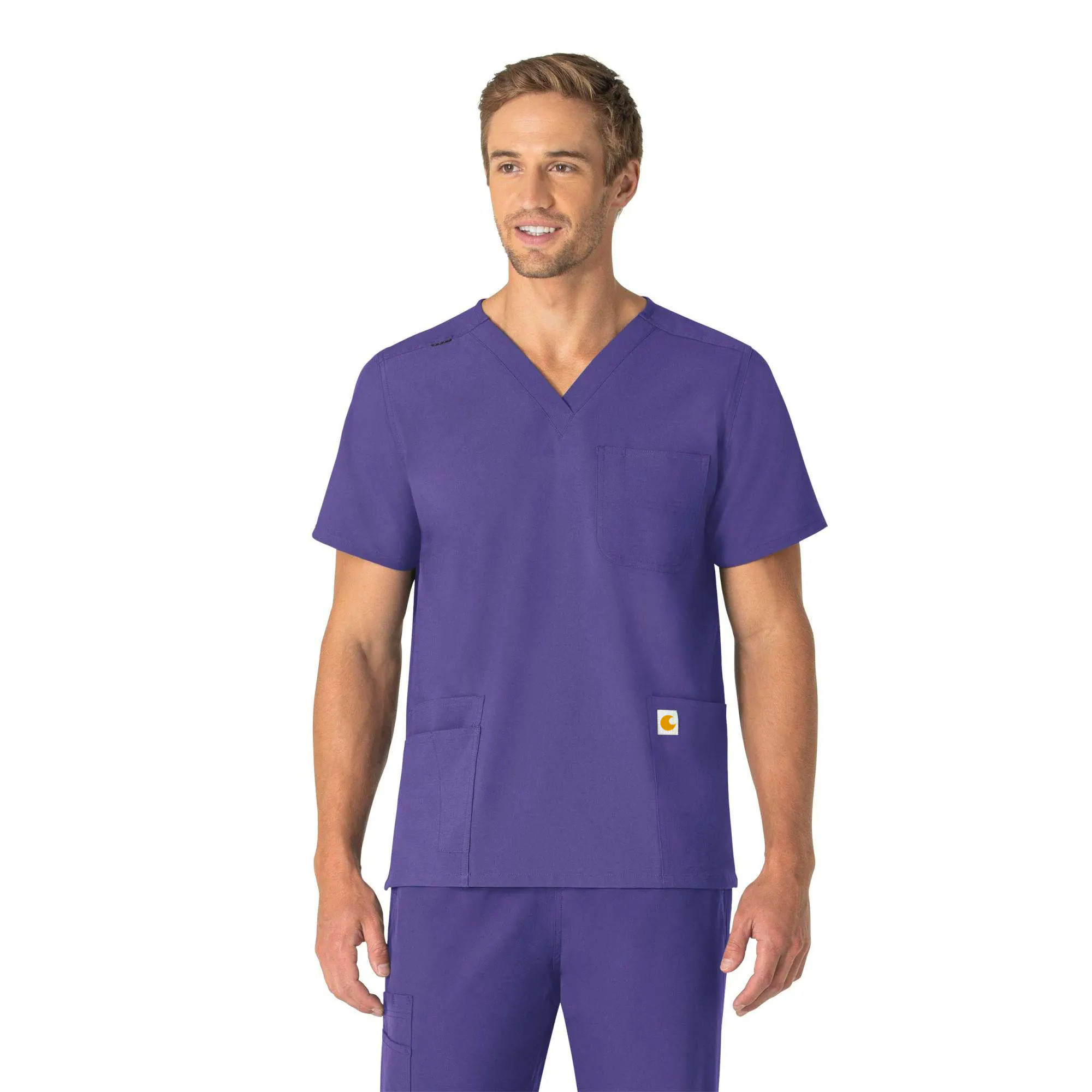 Unisex Force Essentials V-Neck 6-Pocket Scrub Top