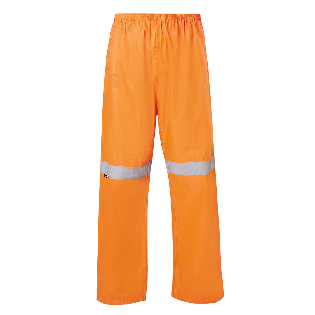 High Viz Rain Trousers with Reflective Tape