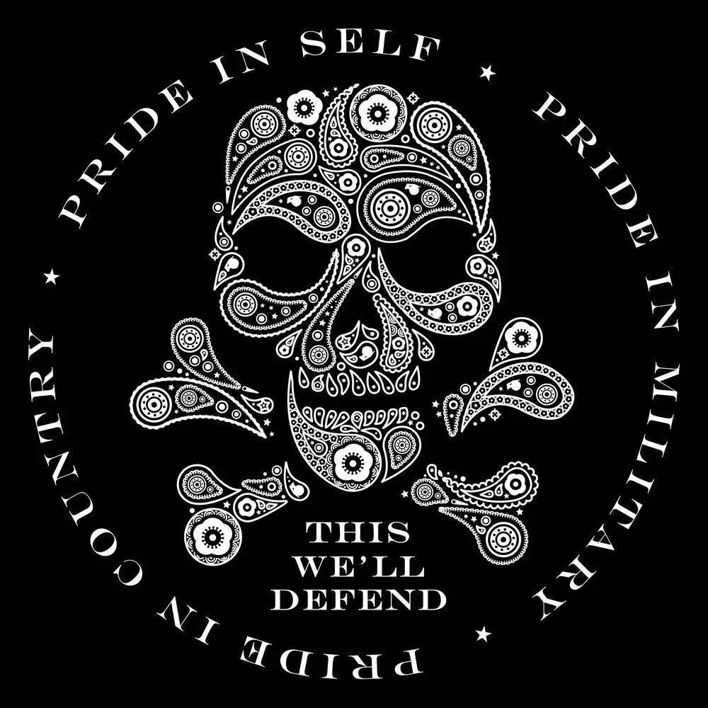 Death Paisley Hoodie - Black