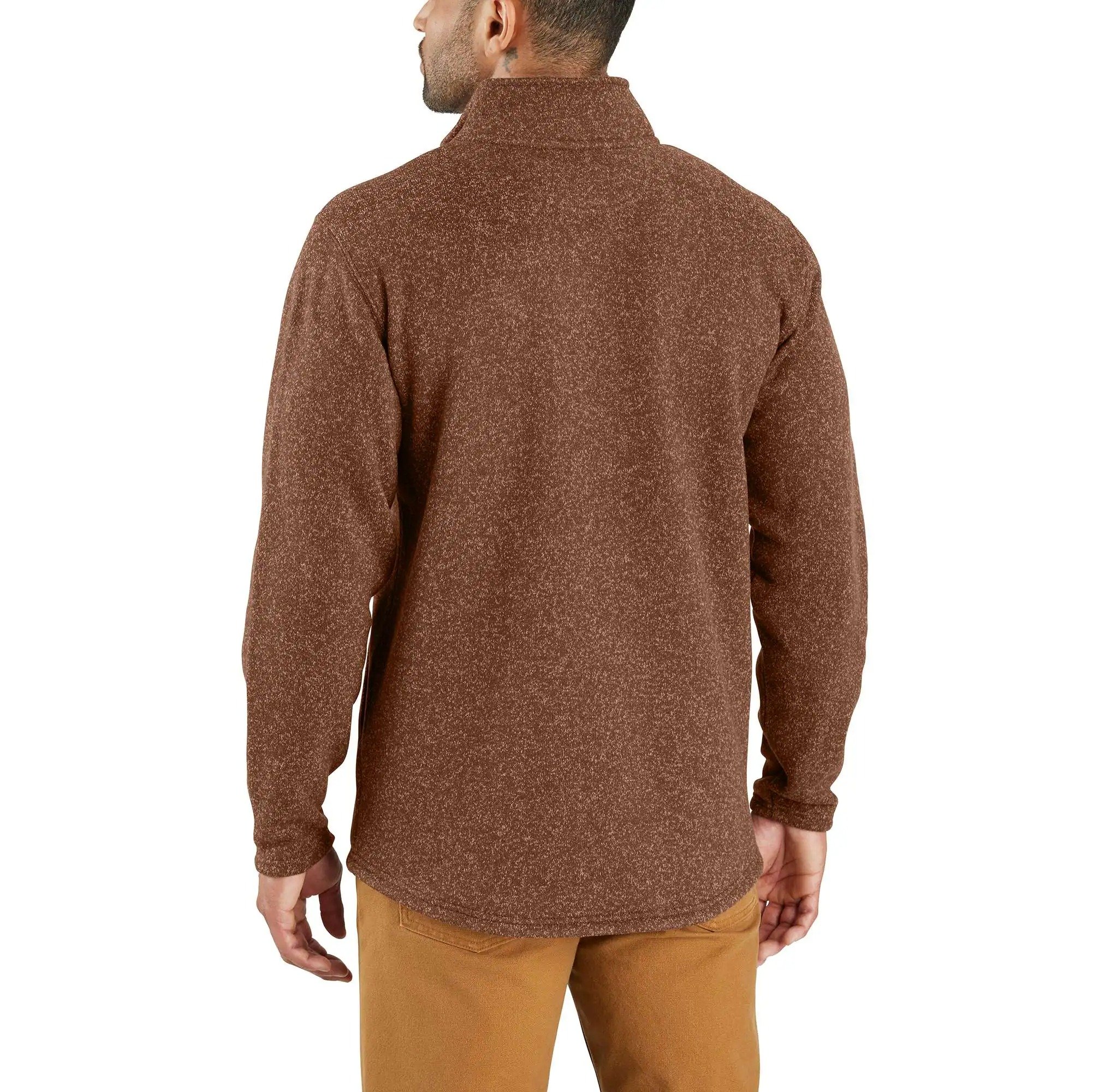 Relaxed Fit Midweight Quarter-Zip Pocket Sweater Fleece