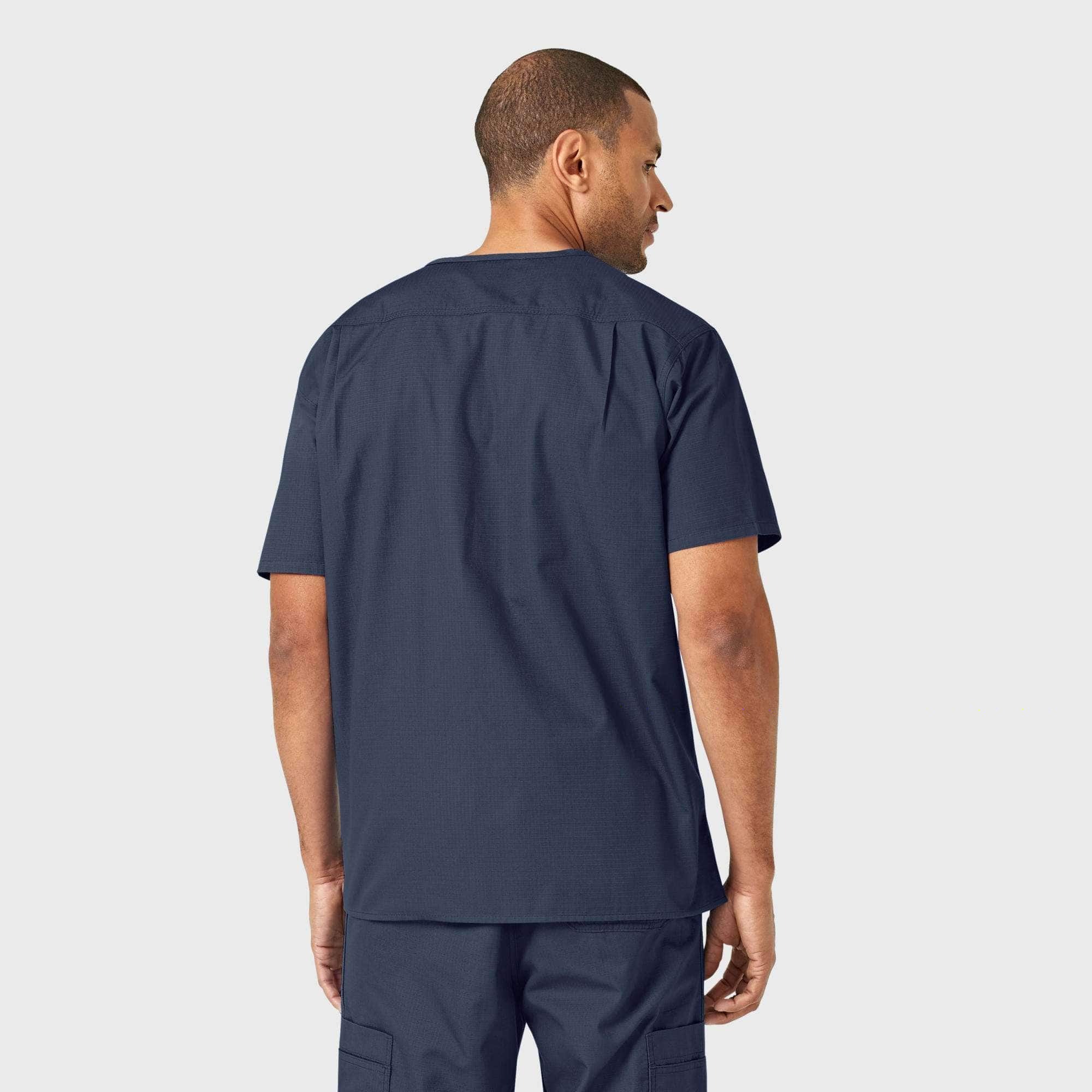 Ripstop 4-Pocket V-Neck Scrub Top