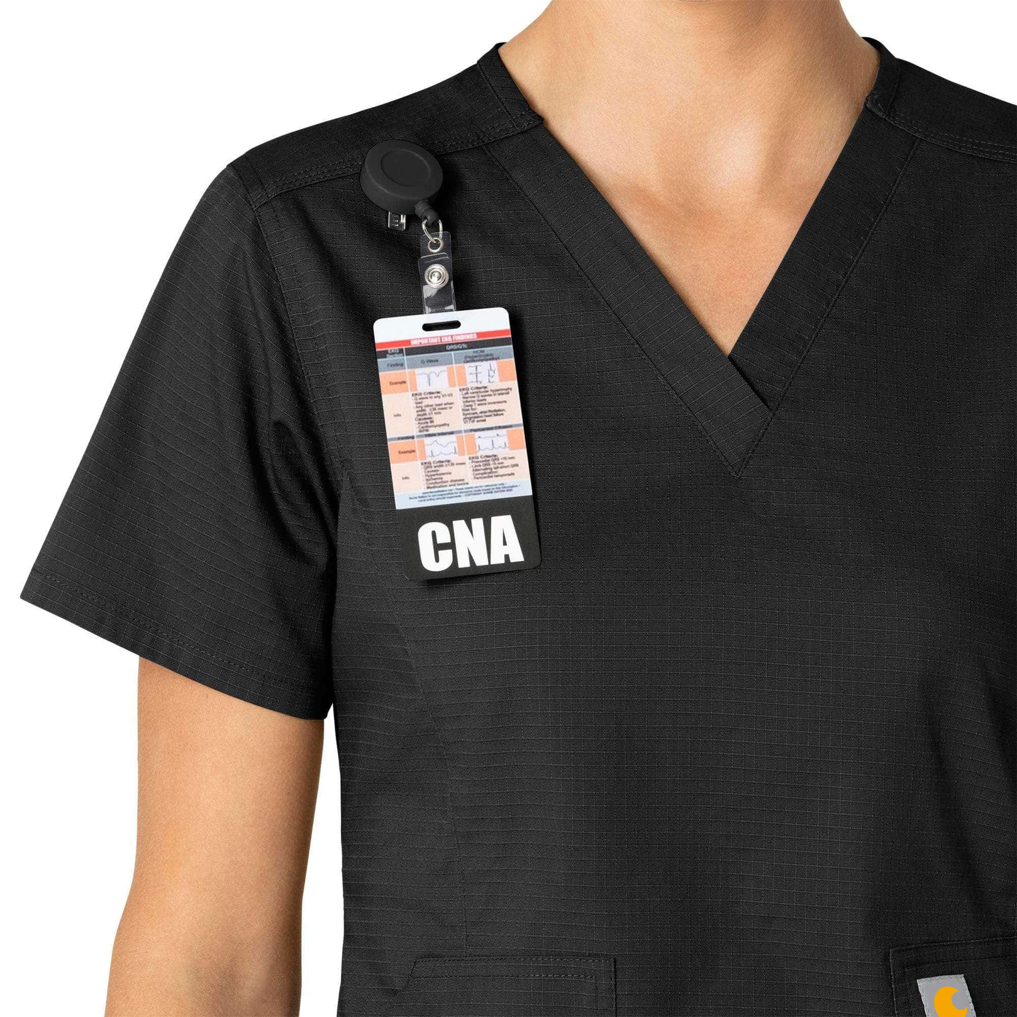 Women's Rugged Flex Ripstop V-Neck Scrub Top