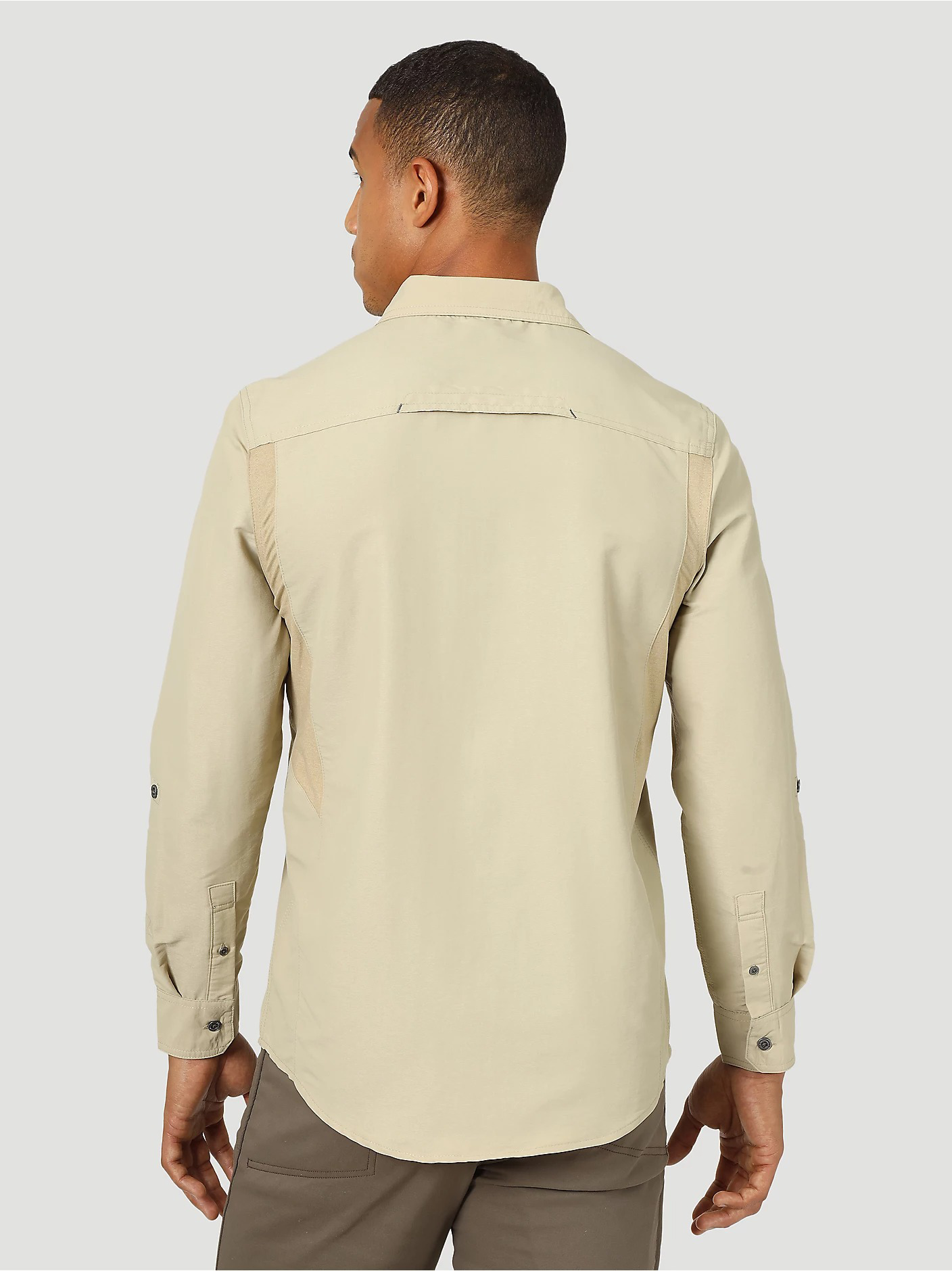 Men's Mix Material Shirt