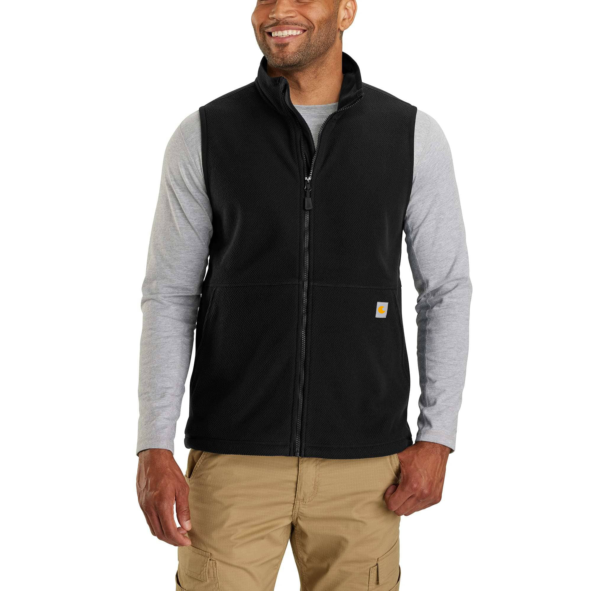 Full-Zip Relaxed Fit Fleece Vest