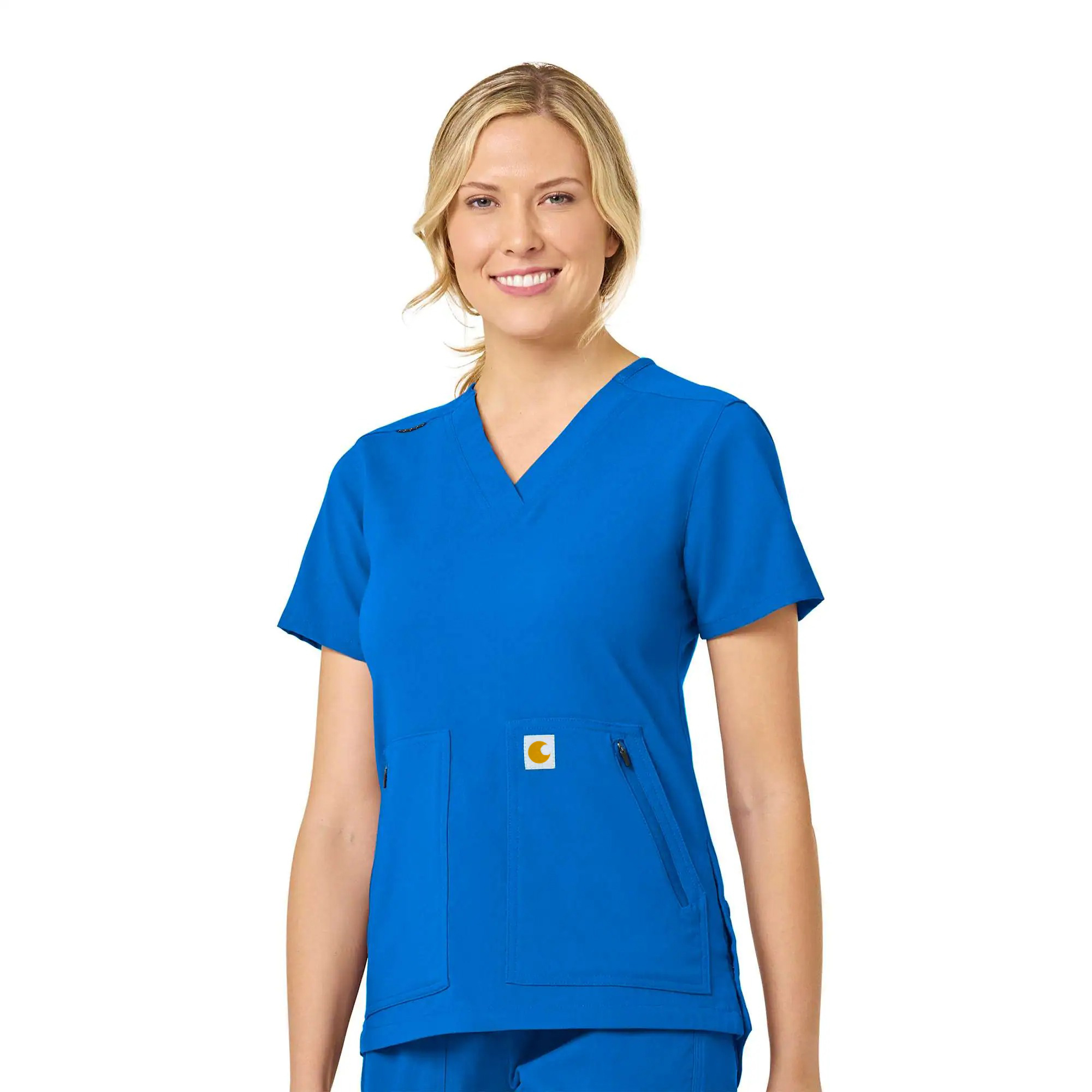 Women's Rugged Flex Peak 4-Pocket V-Neck Scrub Top