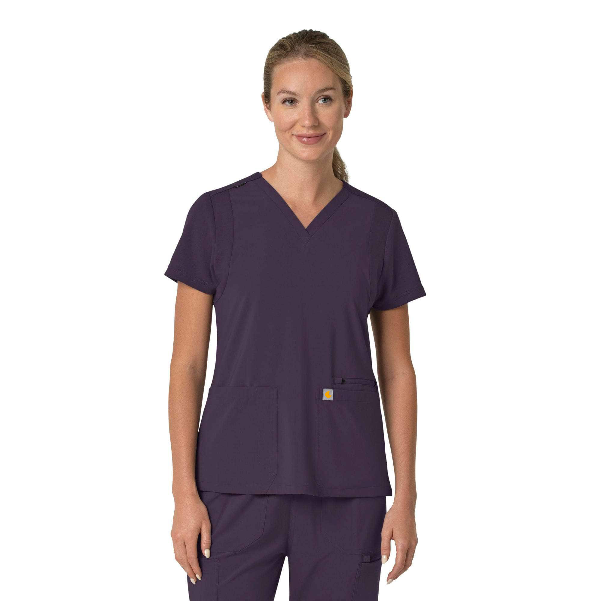 Women's Force Cross-Flex Flex Panel V-Neck Scrub Top