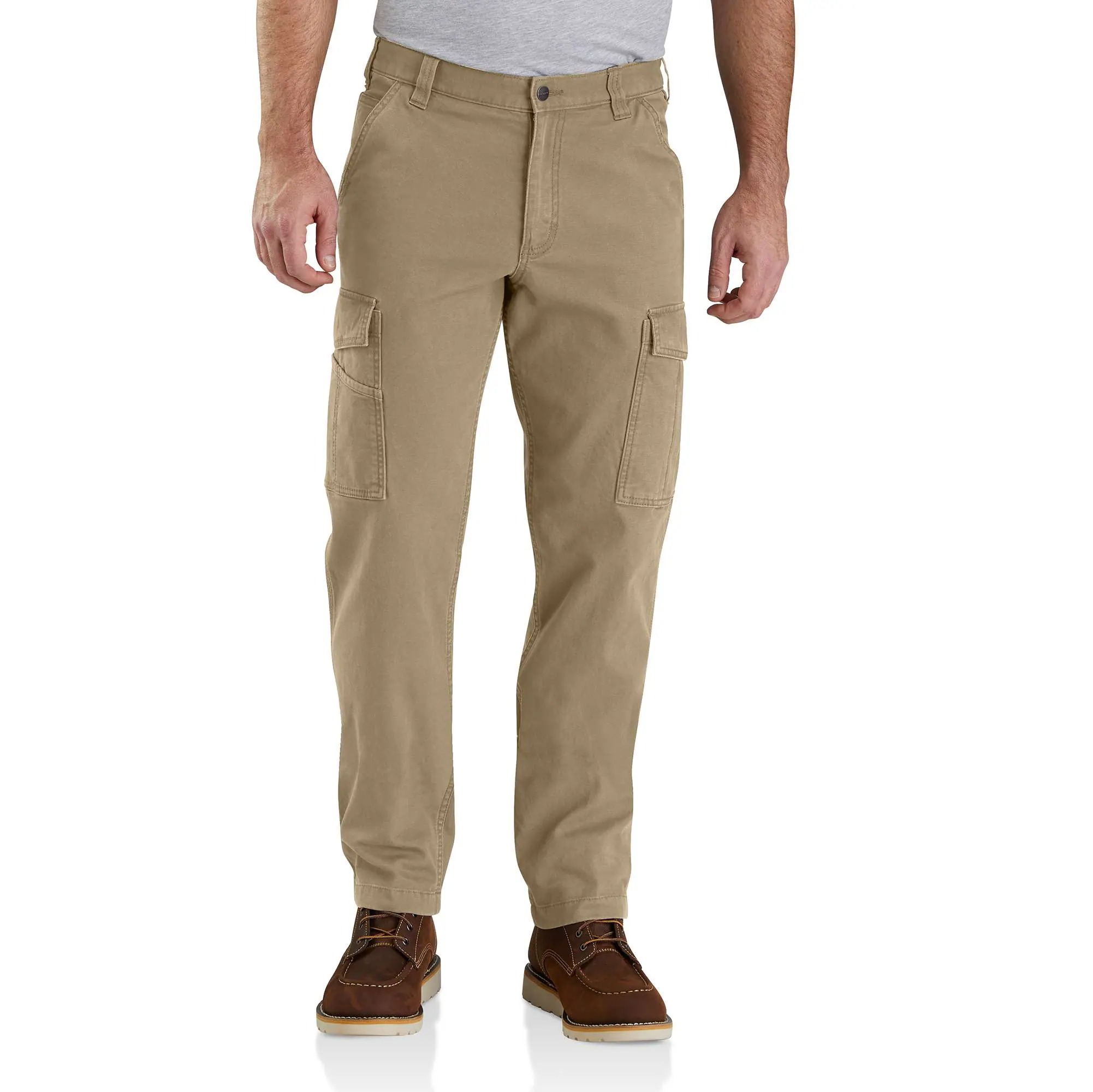 Men's Cargo Work Pant - Relaxed Fit - Rugged Flex - Canvas