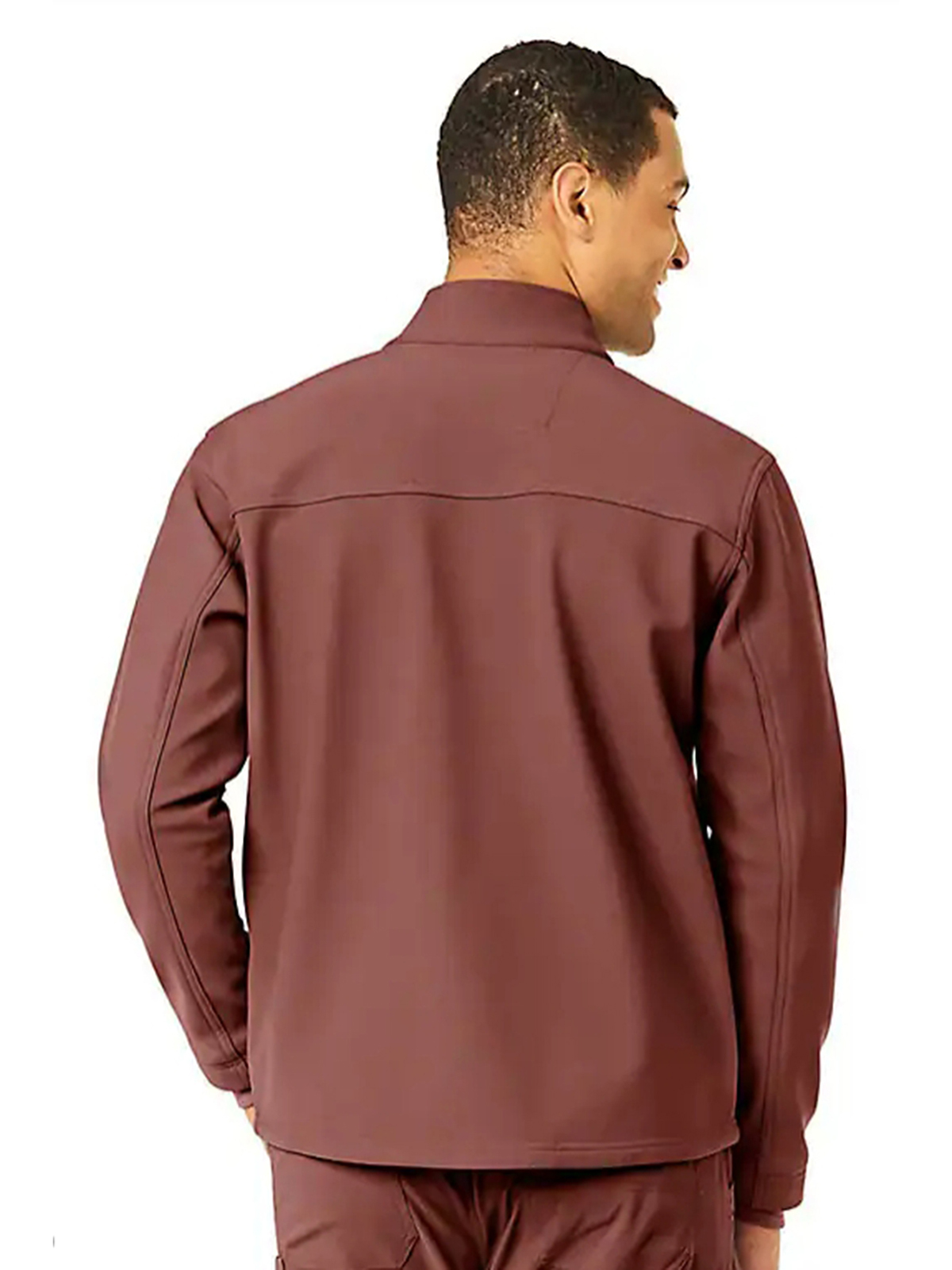 Rugged Flex Peak Bonded Fleece Scrub Jacket
