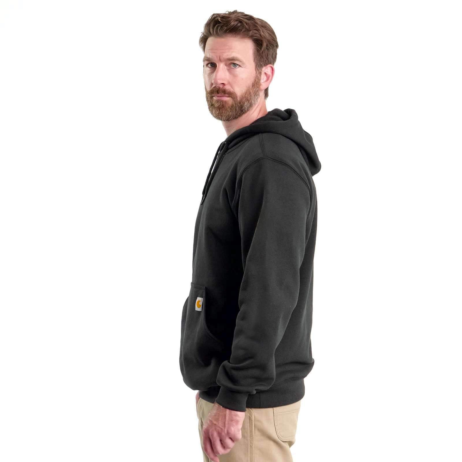 Loose Fit Midweight Logo Sleeve Graphic Hoodie