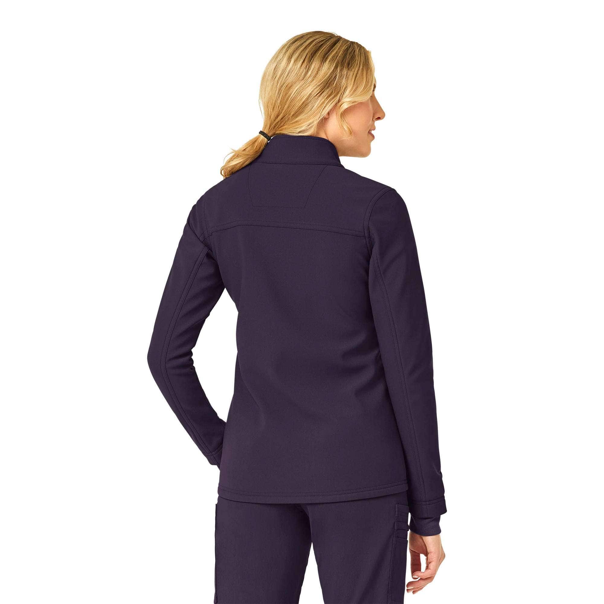 Women's Rugged Flex Peak Bonded Fleece Scrub Jacket