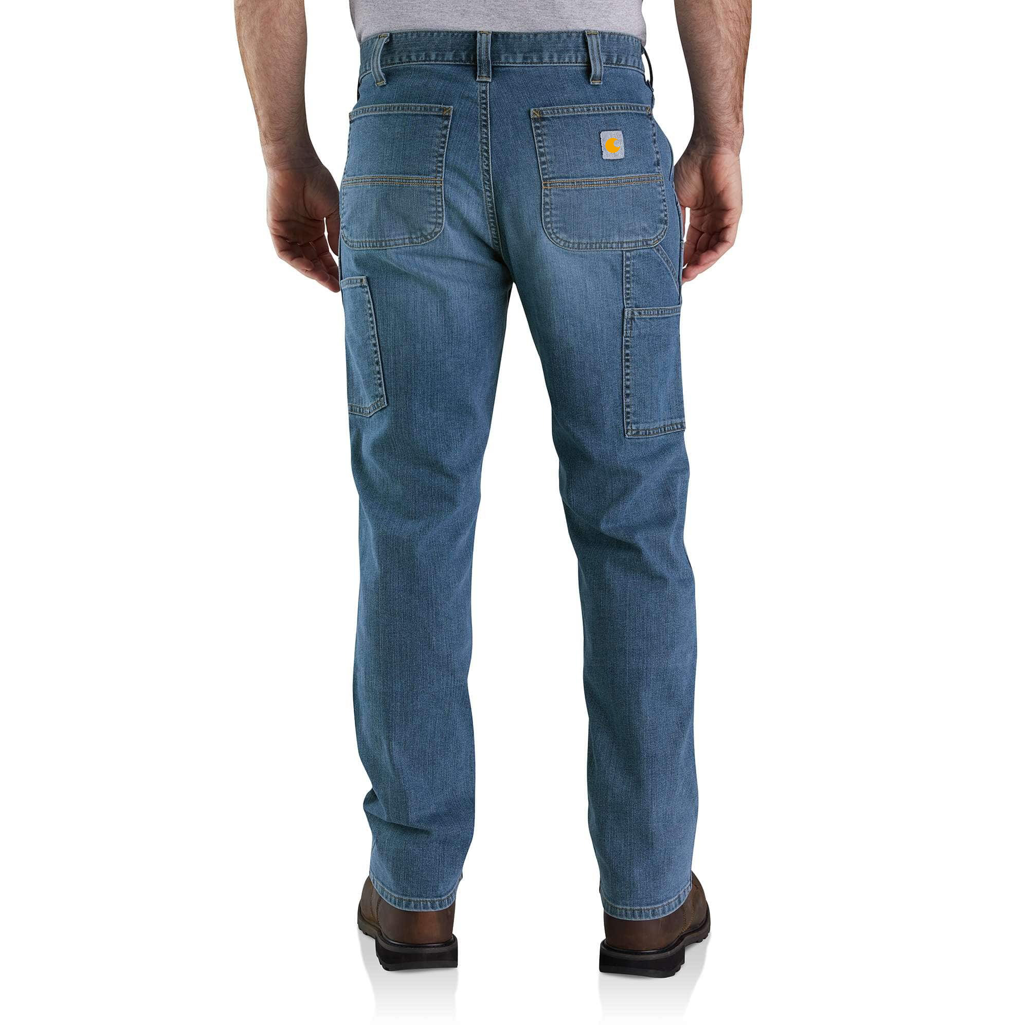 Rugged Flex Relaxed Fit Double-Front Utility Jean