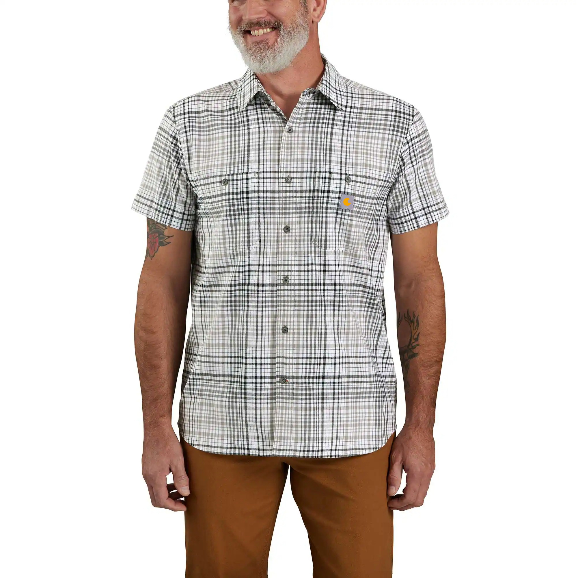 Rugged Flex Relaxed Fit Relaxed Fit Lightweight Short-Sleeve Shirt