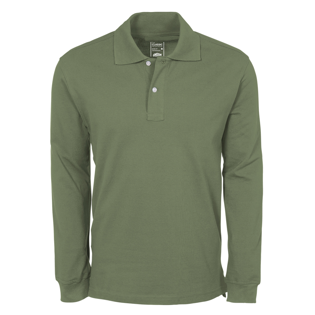 The Classic 100% Cotton Long Sleeve Golfer