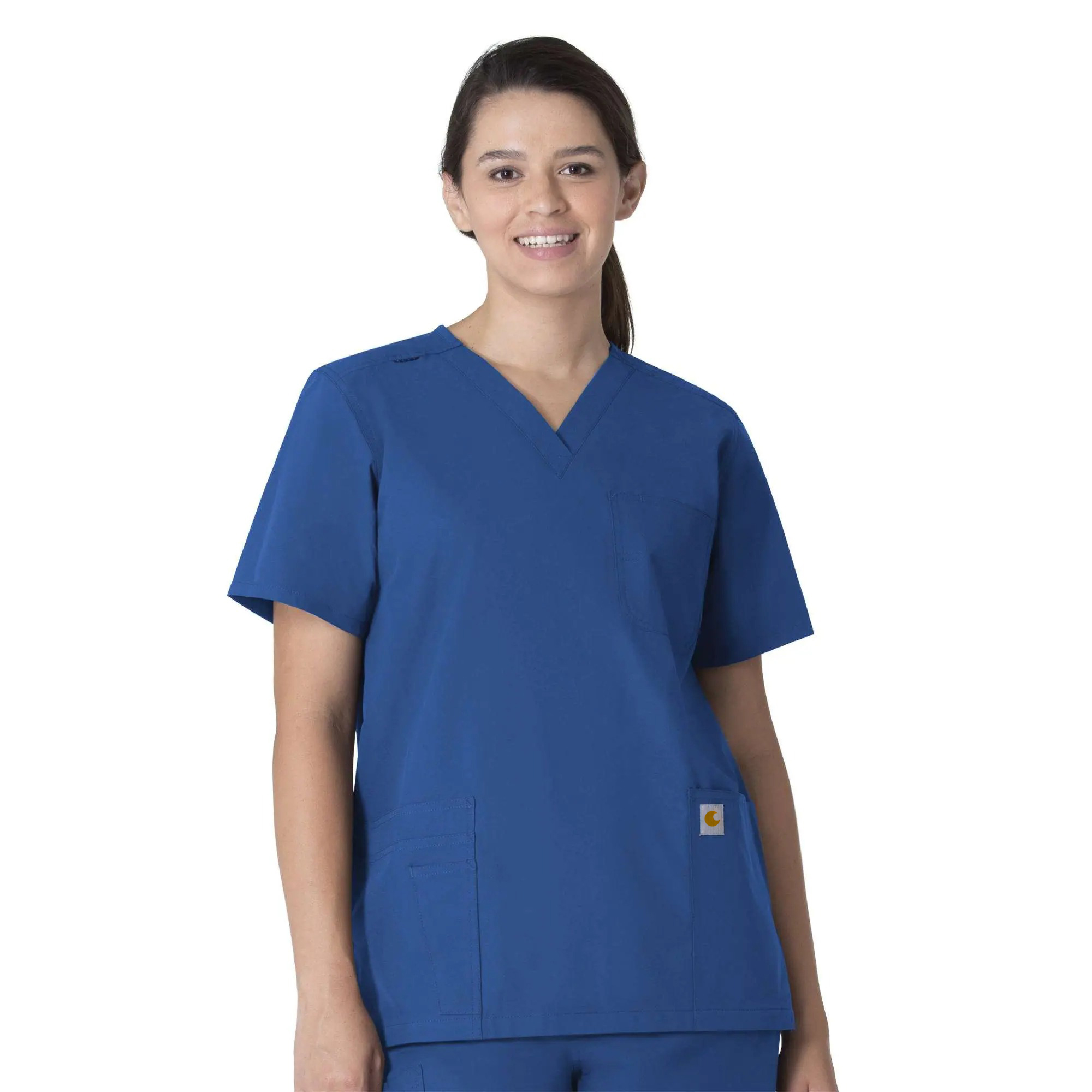 Unisex Force Essentials V-Neck 6-Pocket Scrub Top