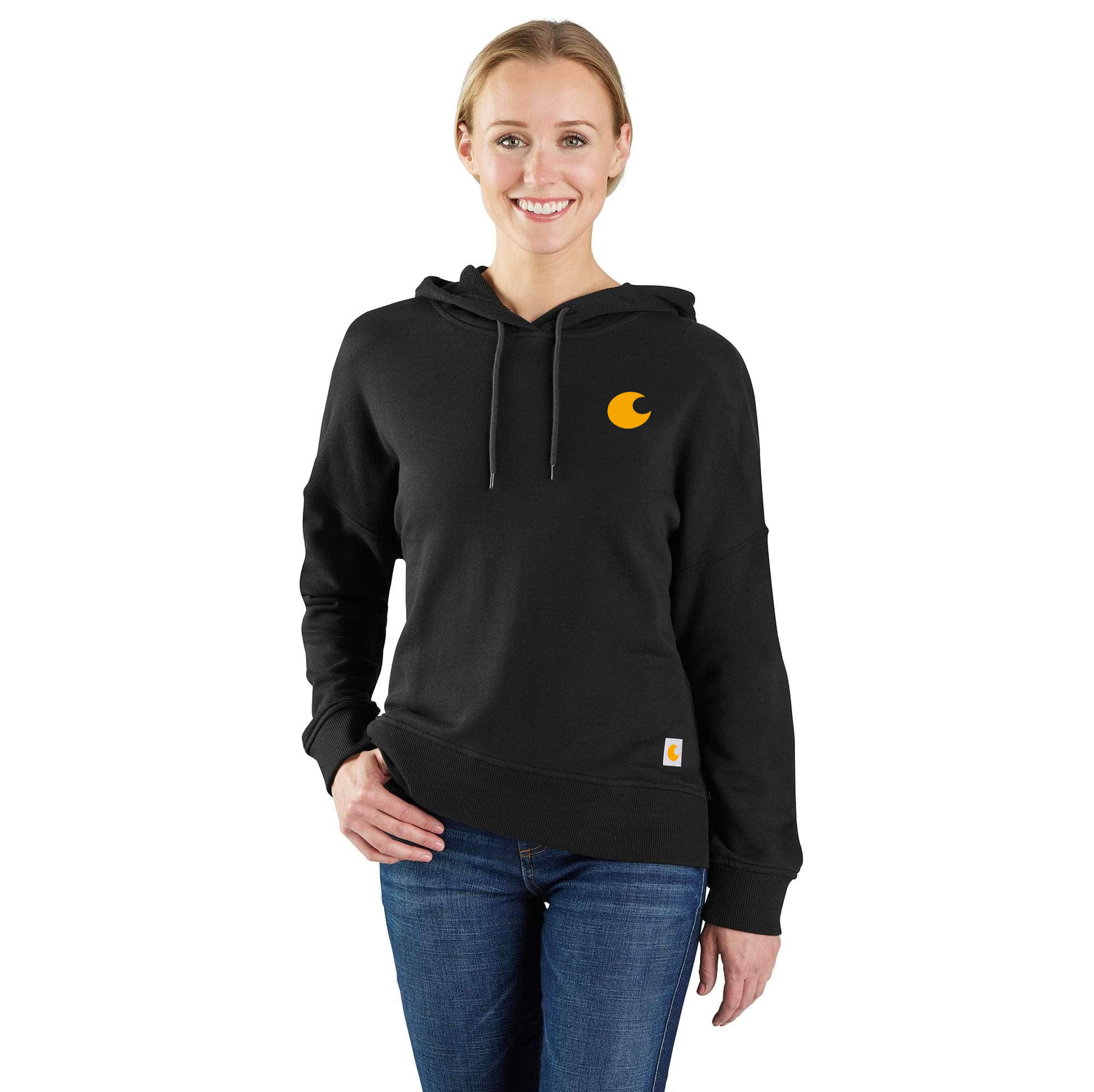 Women's TENCEL Fiber Series Loose Fit Graphic Hooded Sweatshirt