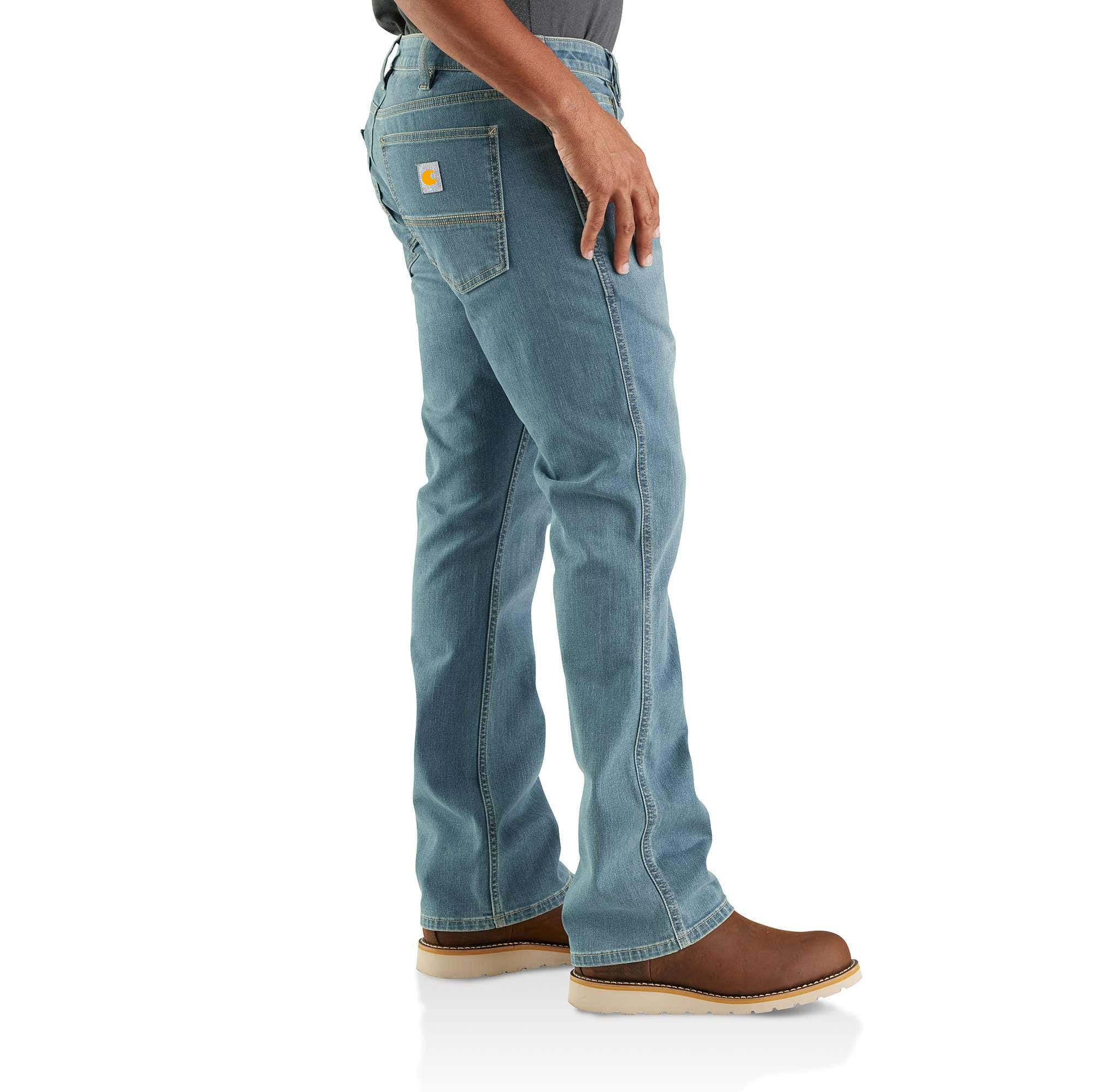 Rugged Flex Slim Fit Low Rise 5-Pocket Bootcut Jean