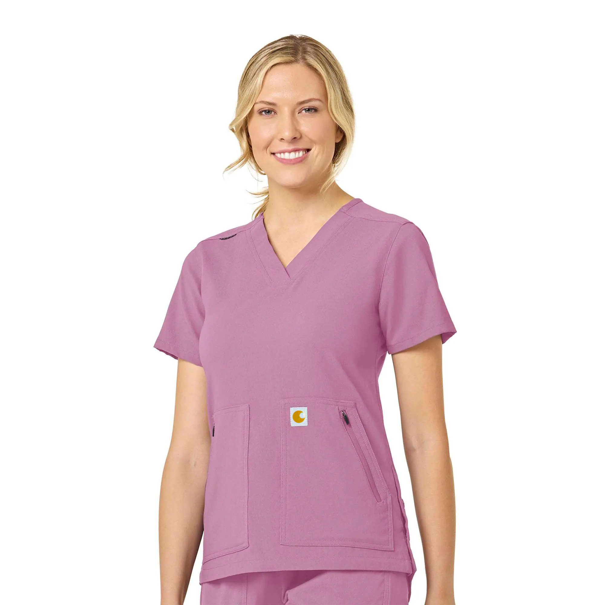 Women's Rugged Flex Peak 4-Pocket V-Neck Scrub Top