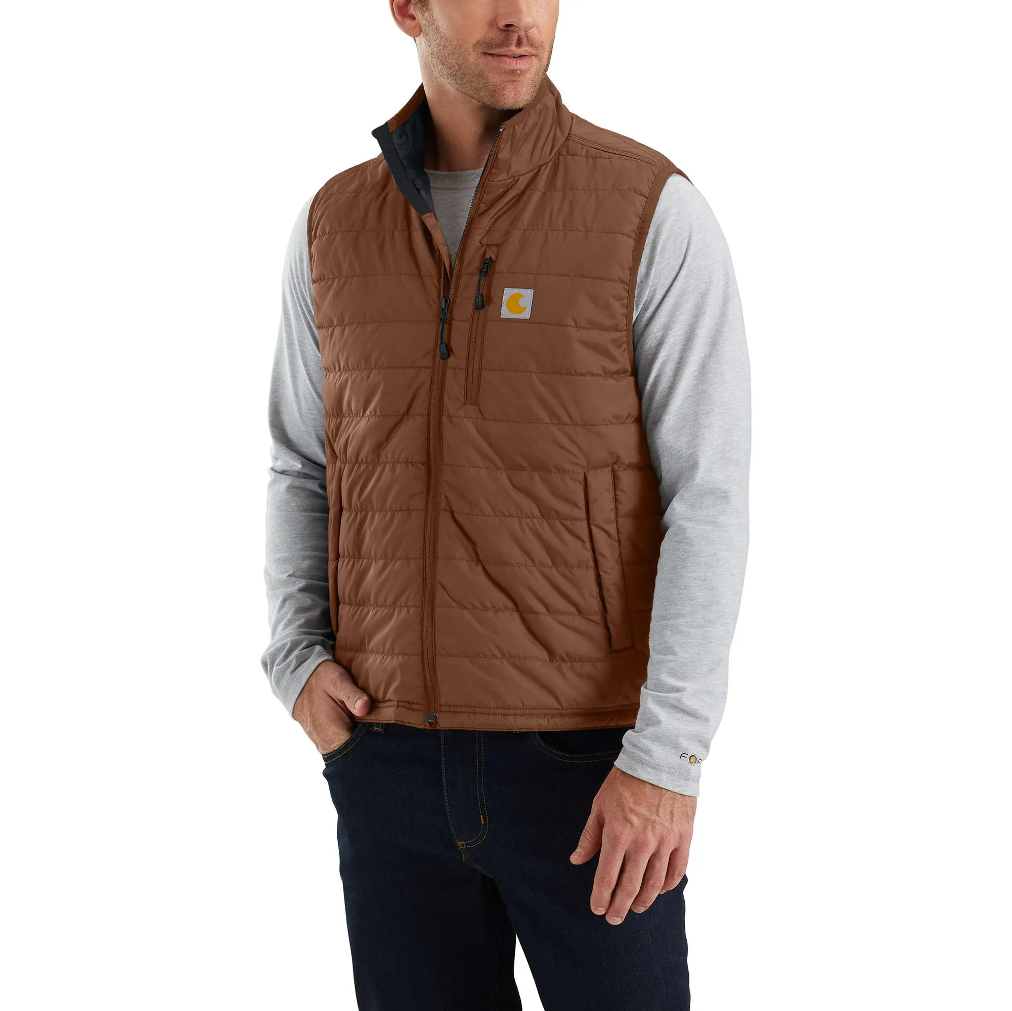 Men's Rain Defender Insulated Vest - Relaxed Fit