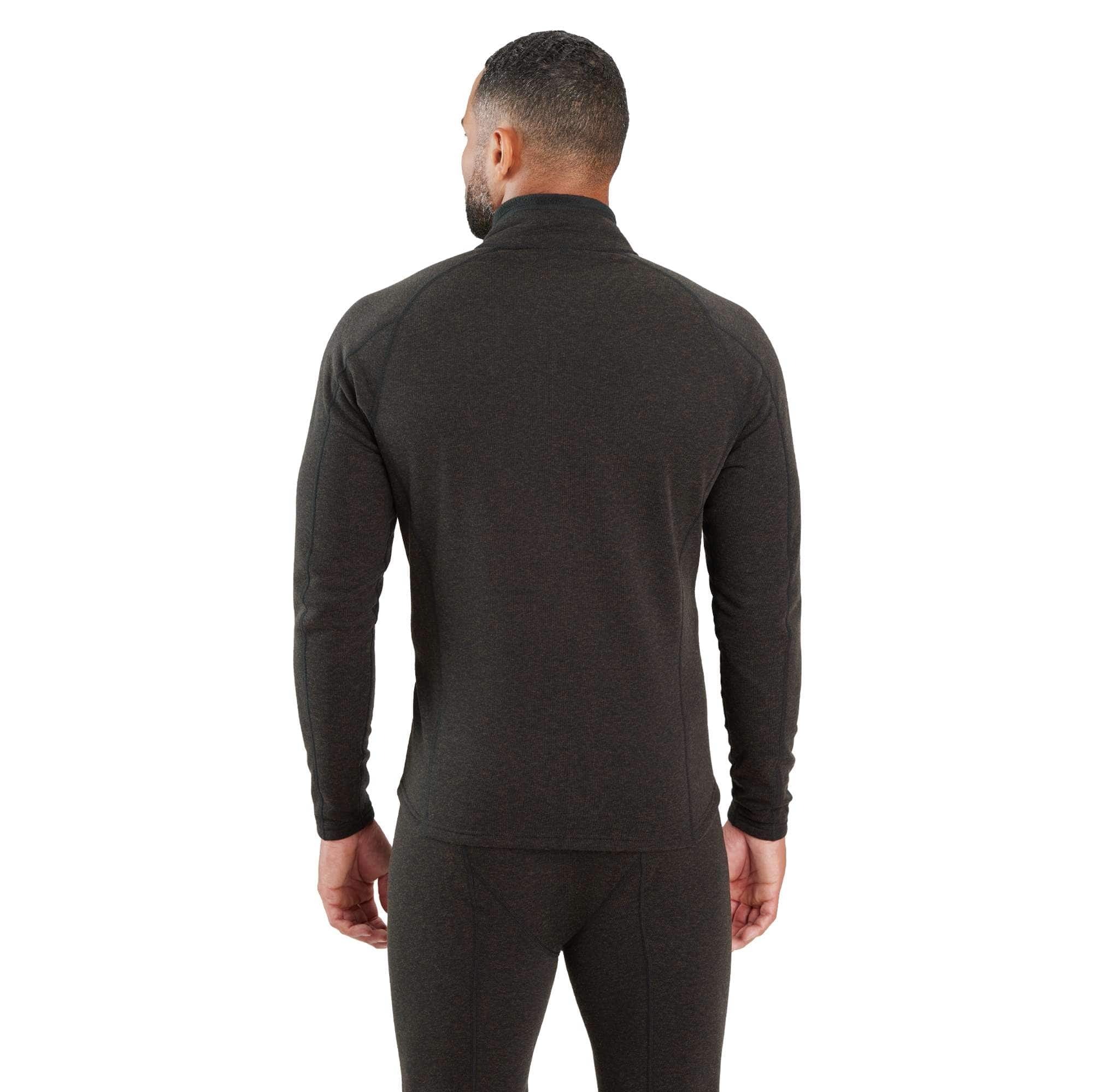 Force Heavyweight Synthetic Wool-Blend Fleece Base Layer Quarter-Zip Top