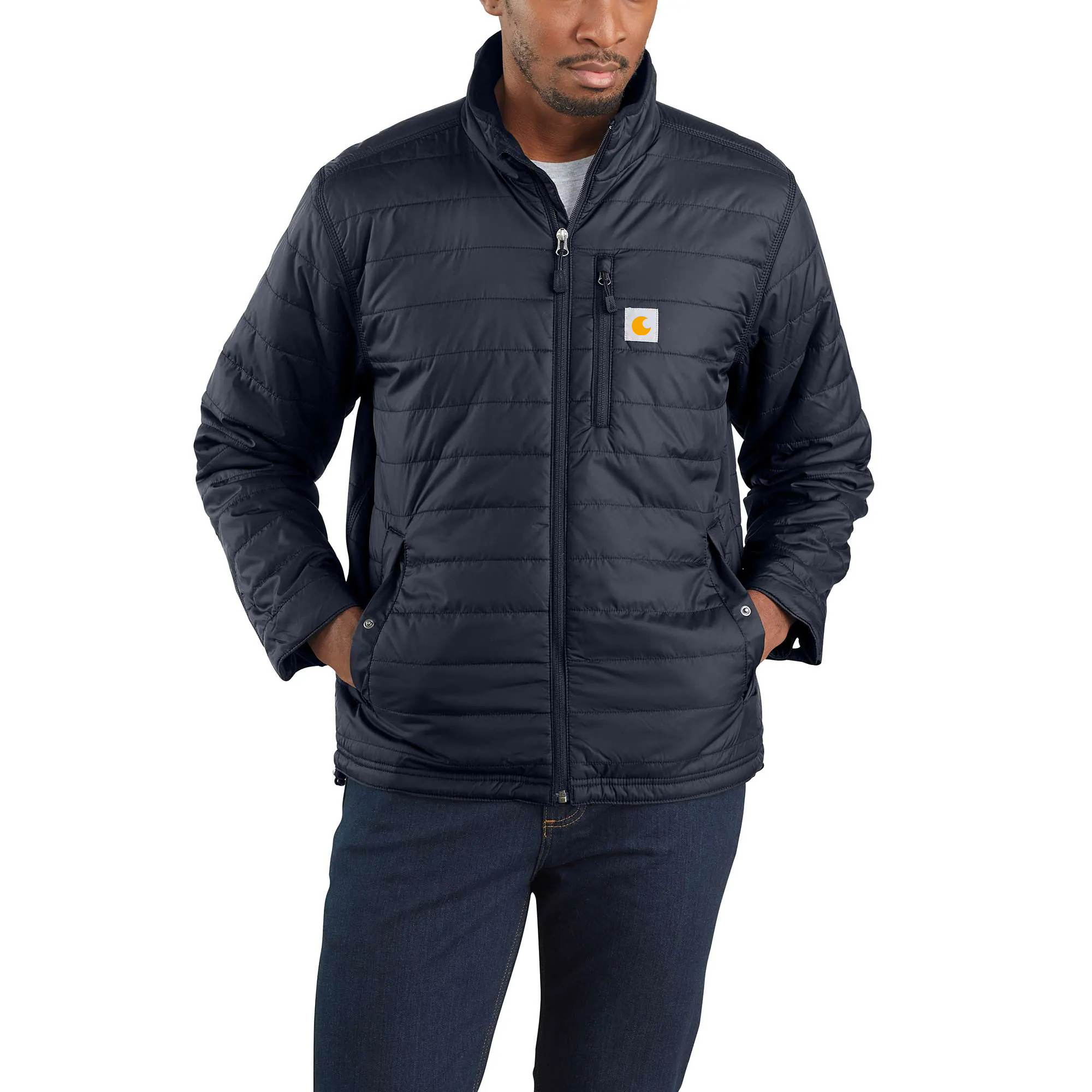 Men's Rain Defender Insulated Rain Jacket - Relaxed Fit - Lightweight - 2 Warmer Rating