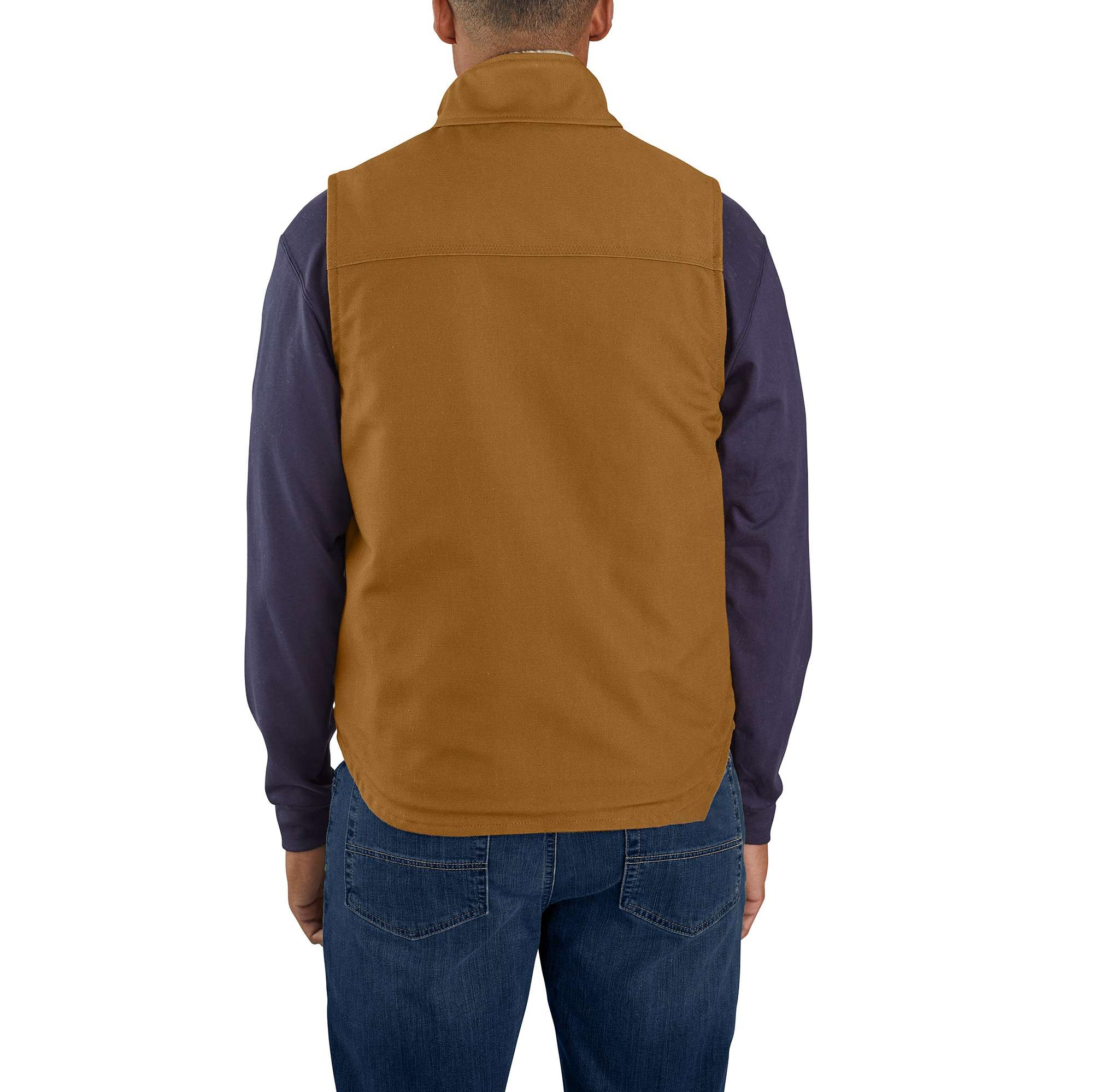 Flame-Resistant Duck Sherpa Lined Vest