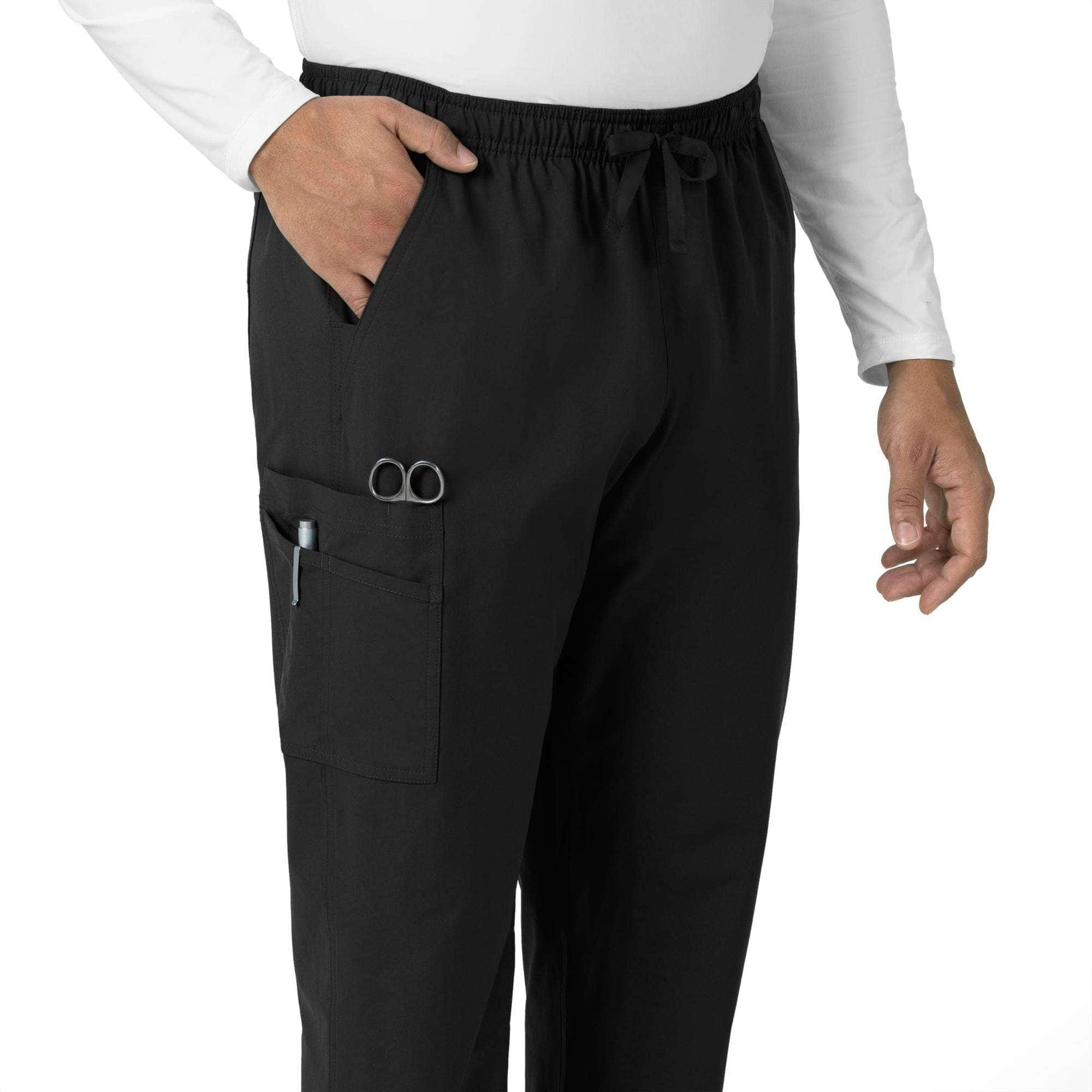 Unisex Force Essentials Elastic Waist Cargo Scrub Pant